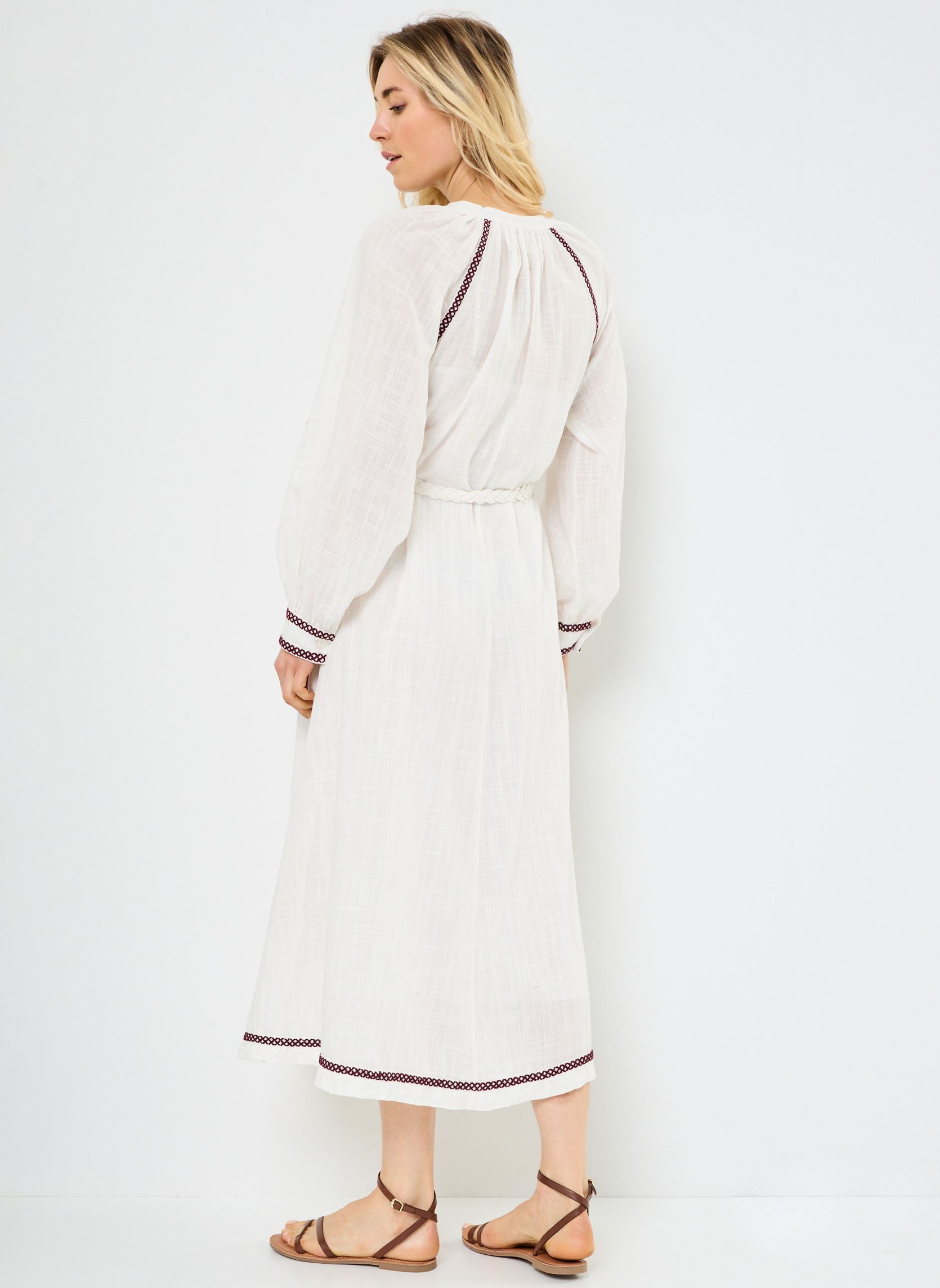 Stella Forest Robes longues Robe Longue Augustine femme blanc | Sarenza ...