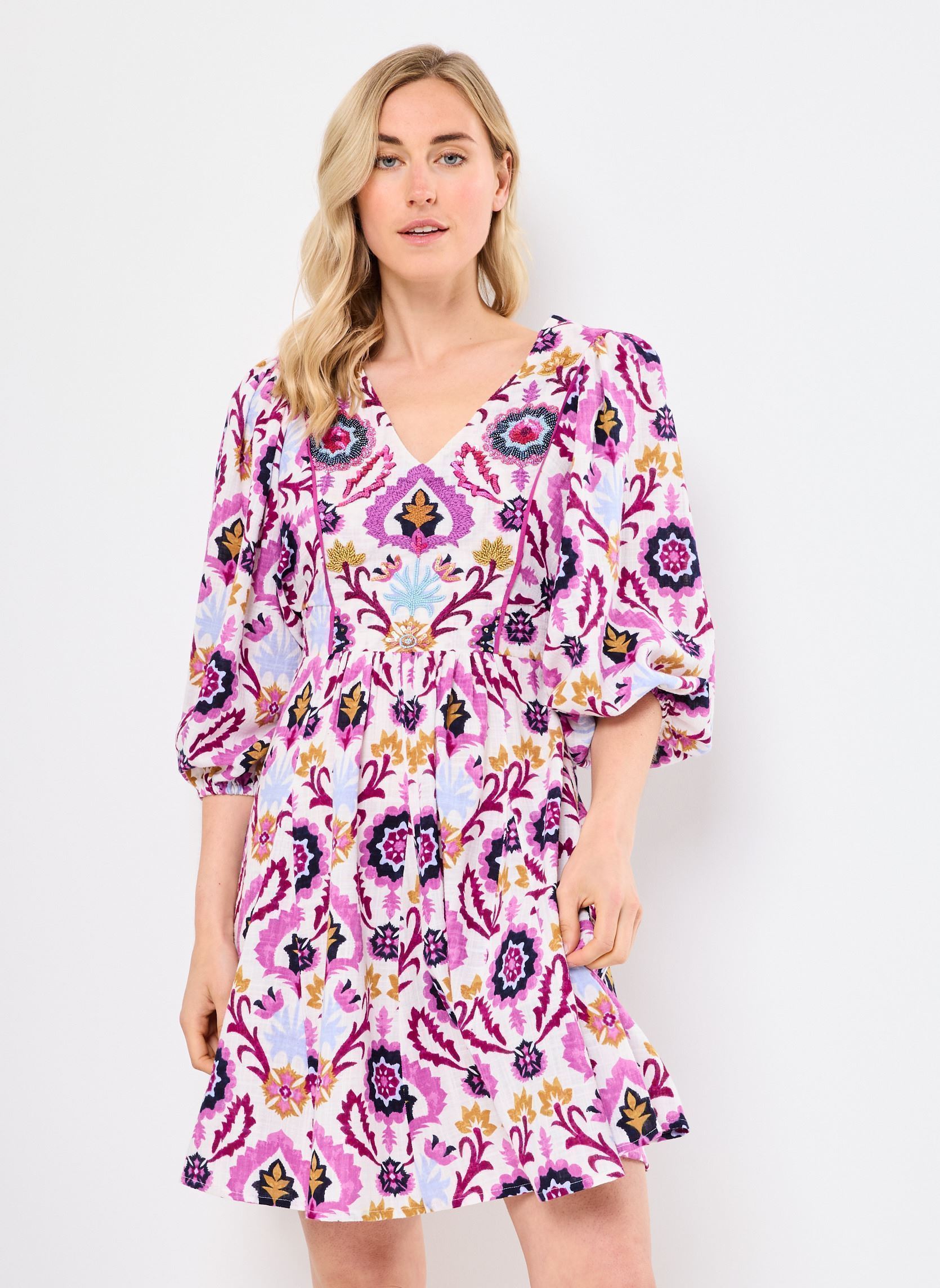 Robes longues Robe Yucatan femme rose Stella Forest Robes longues Robe Yucatan femme rose ROSE