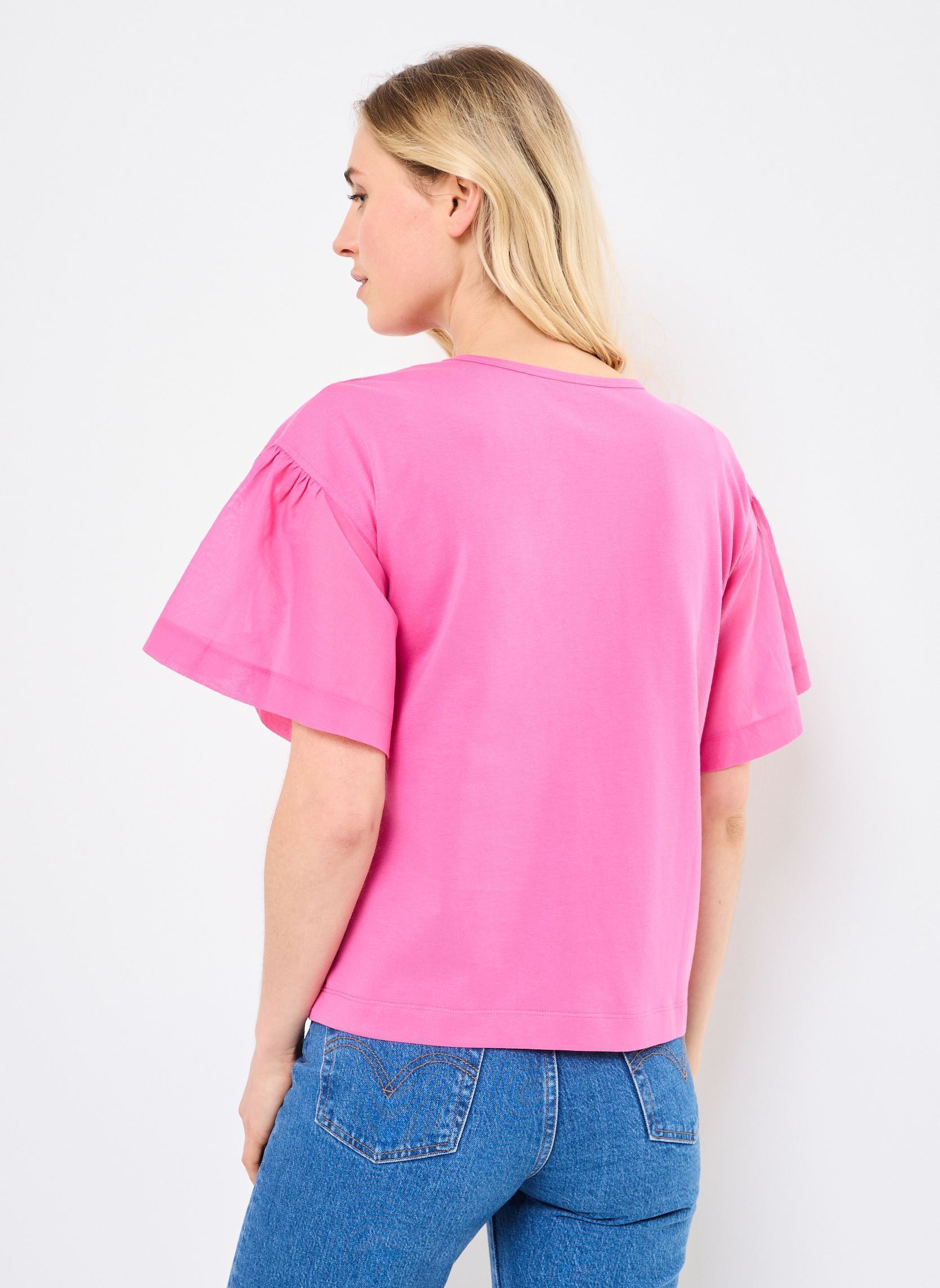 Camisetas de manga corta T-Shirt Mc Sabrina mujer rosa Stella Forest Camisetas de manga corta T-Shirt Mc Sabrina mujer rosa ROSE