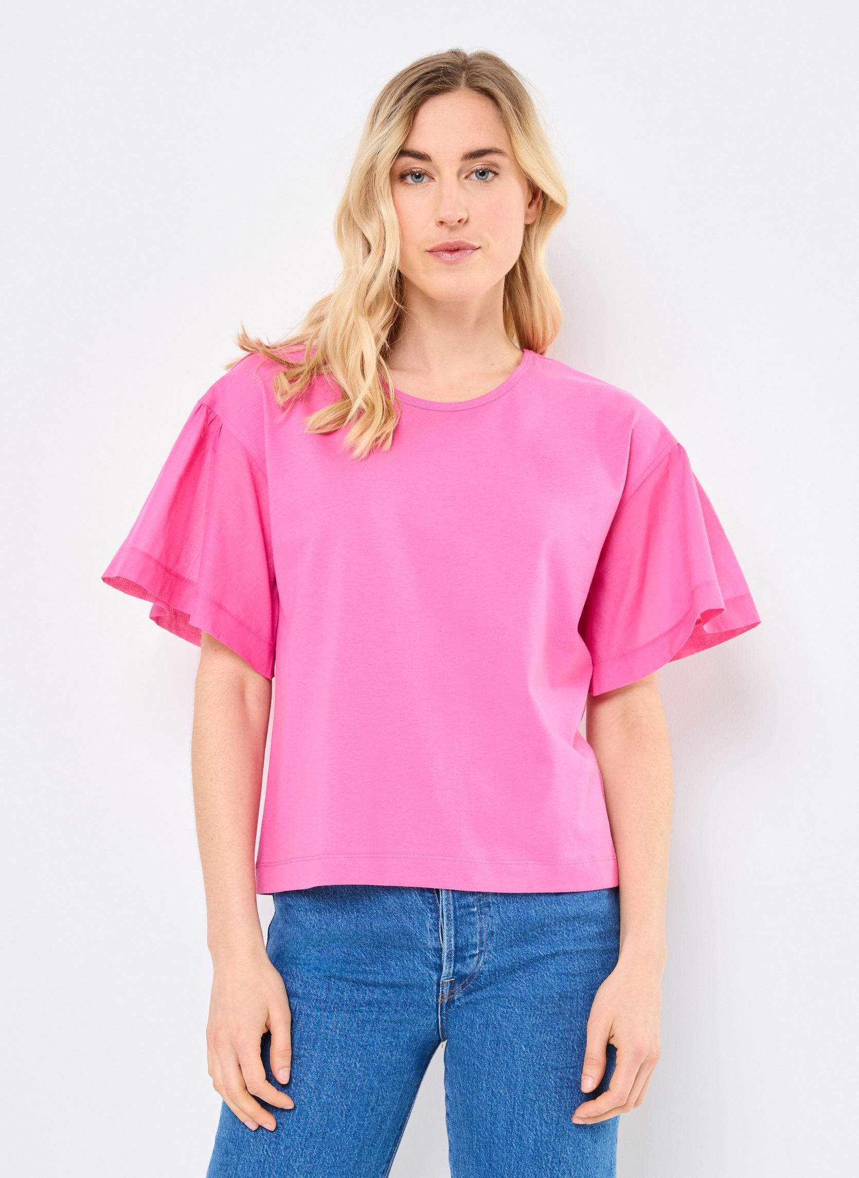 Camisetas de manga corta T-Shirt Mc Sabrina mujer rosa Stella Forest Camisetas de manga corta T-Shirt Mc Sabrina mujer rosa ROSE