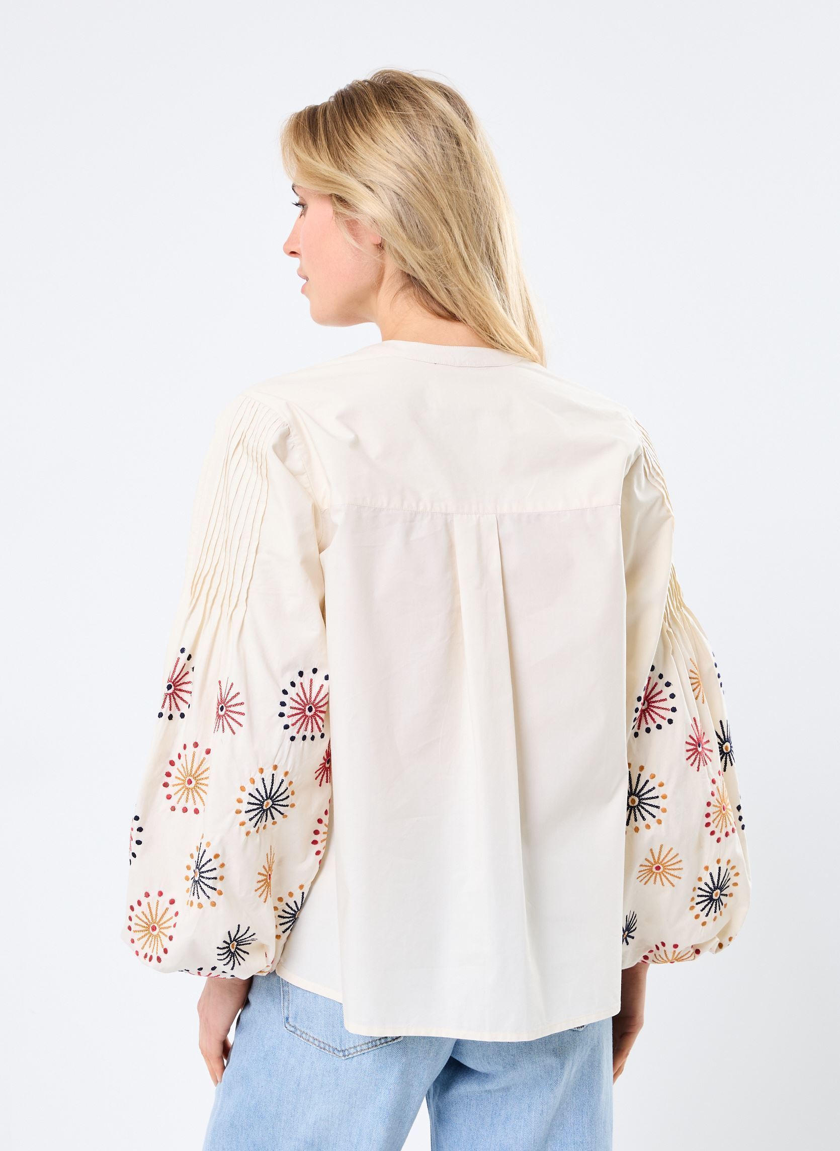 Blouses manches longues Tunique Ml Oksanna femme blanc Stella Forest Blouses manches longues Tunique Ml Oksanna femme blanc ECRU