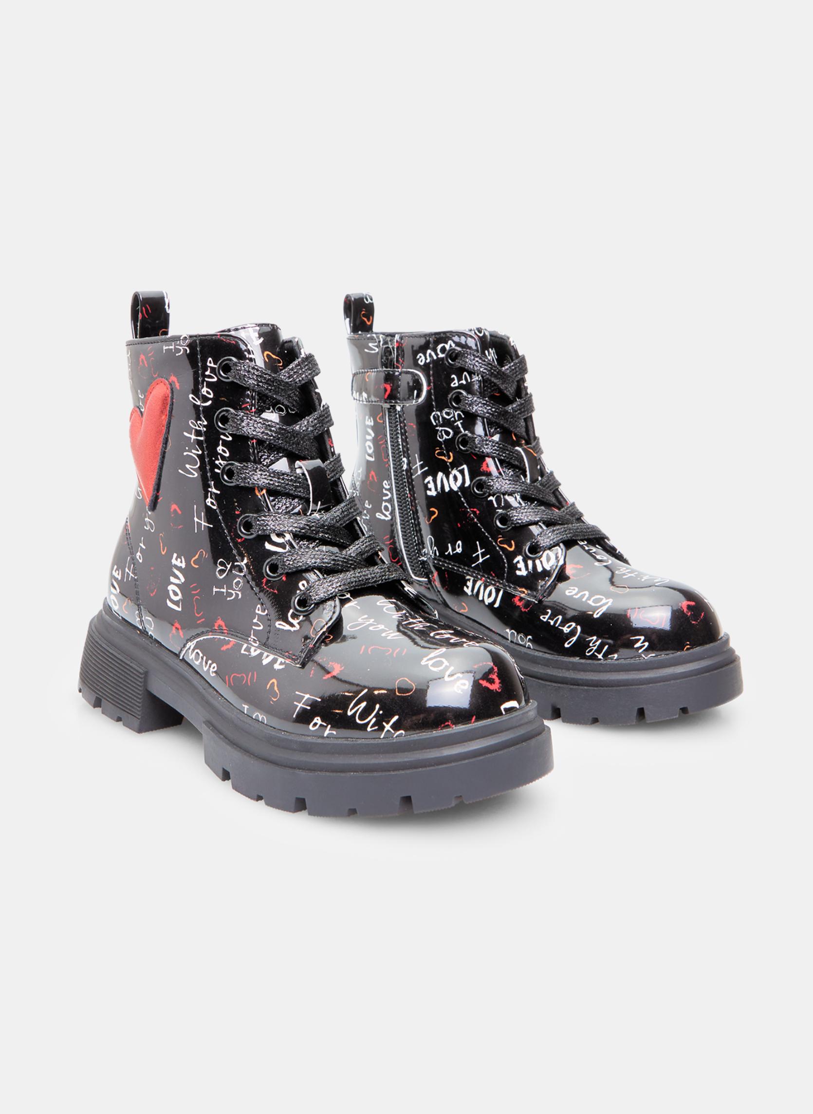 Bottines Fille Bisgaard Maggle – Taille 26 (EU), Cuir Marron, Motif Cœur, Neuves Avec Boîte