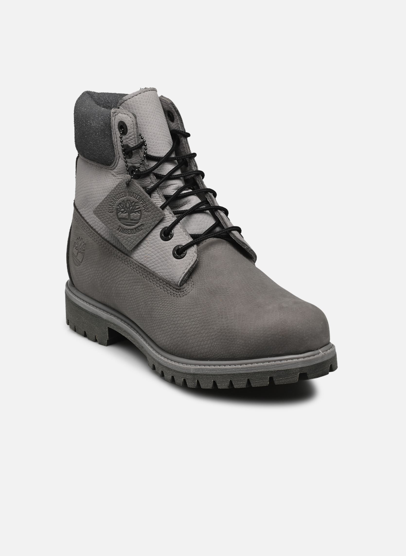 Bottines et boots Timberland PREM 6 IN LACE WATERPROOF BOOT MDGRY pour Homme