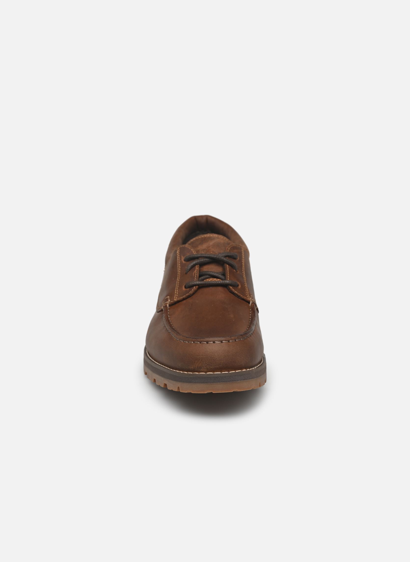 Bottines et bottes BRIT LACE UP SHOE MDBRN homme marron Timberland Bottines et bottes BRIT LACE UP SHOE MDBRN homme marron MEDIUM BROWN FULL GRAIN