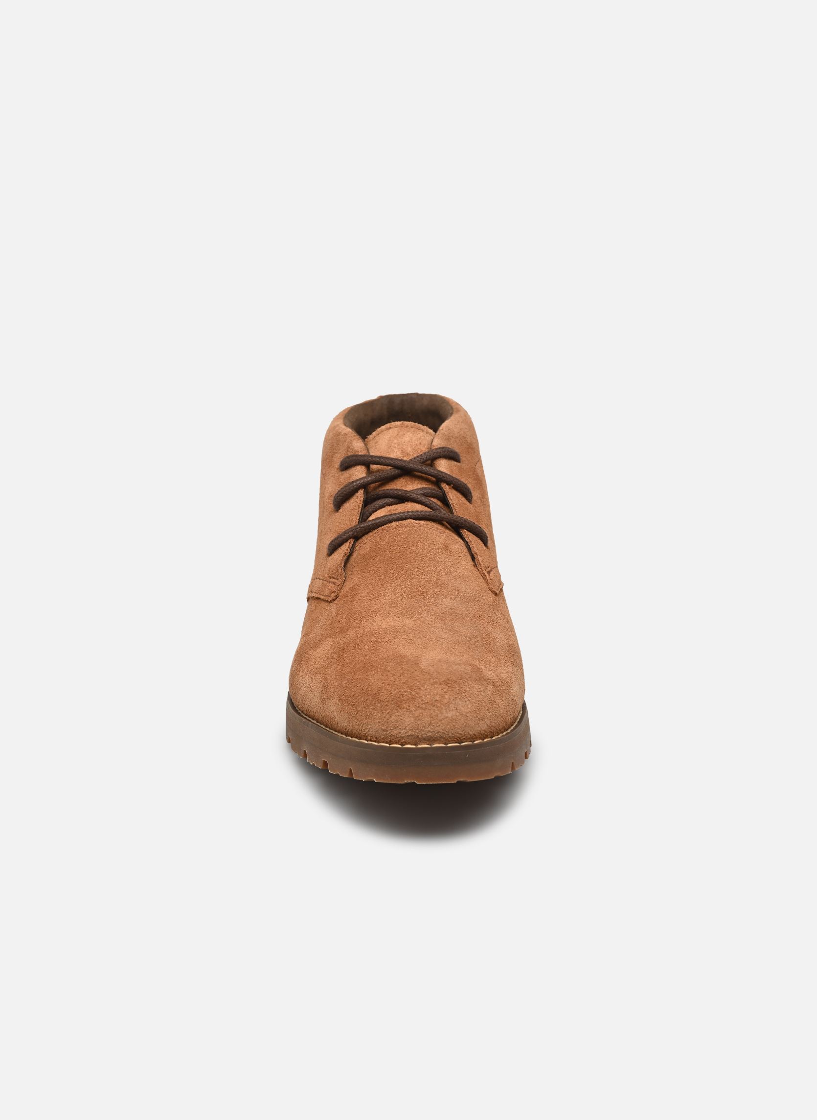 Bottines à lacets BRIT MID LACE BOOT RSTCP homme marron Timberland Bottines à lacets BRIT MID LACE BOOT RSTCP homme marron RUST SUEDE
