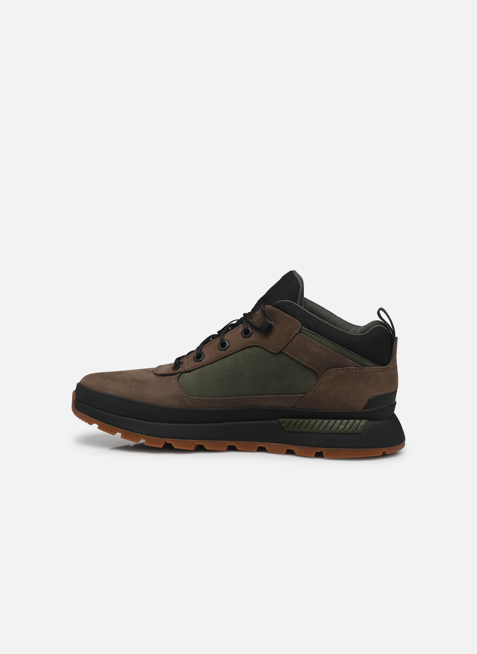 Baskets FLTK LOW LACE SNEAKER MDBRN homme marron Timberland Baskets FLTK LOW LACE SNEAKER MDBRN homme marron MD BROWN NUBUCK W GREEN