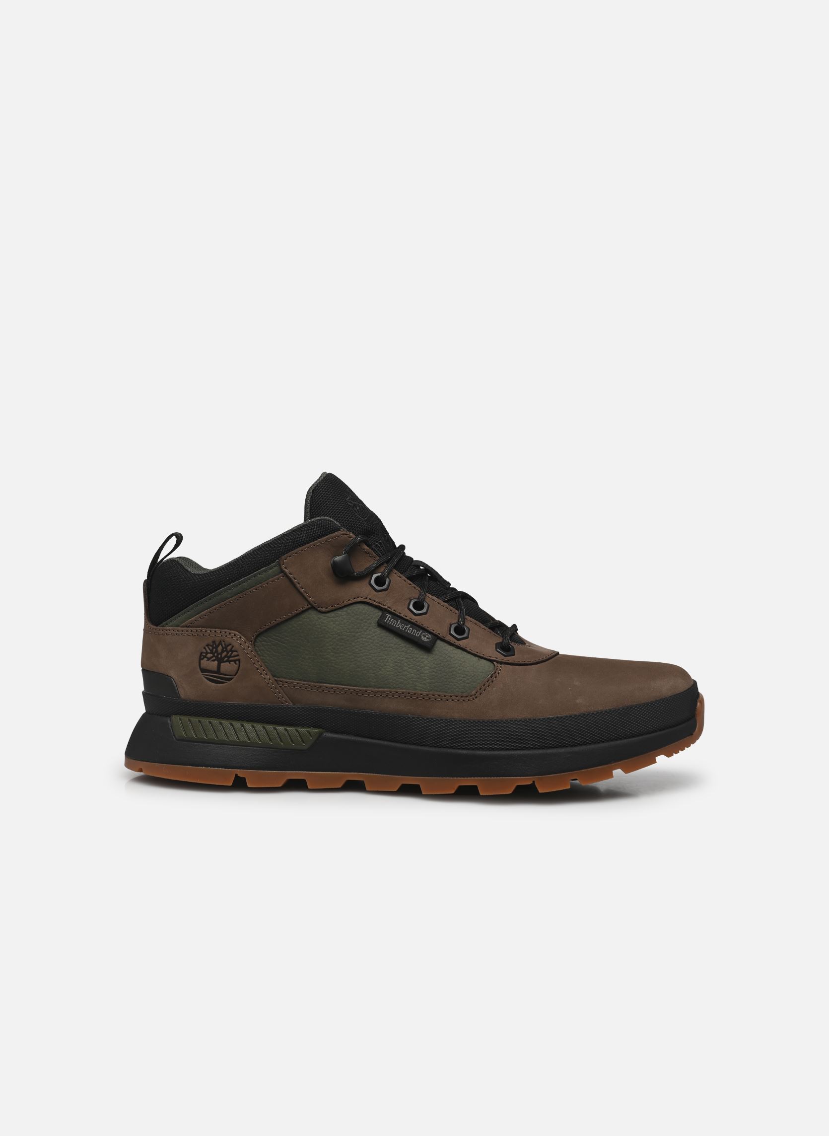 Baskets FLTK LOW LACE SNEAKER MDBRN homme marron Timberland Baskets FLTK LOW LACE SNEAKER MDBRN homme marron MD BROWN NUBUCK W GREEN