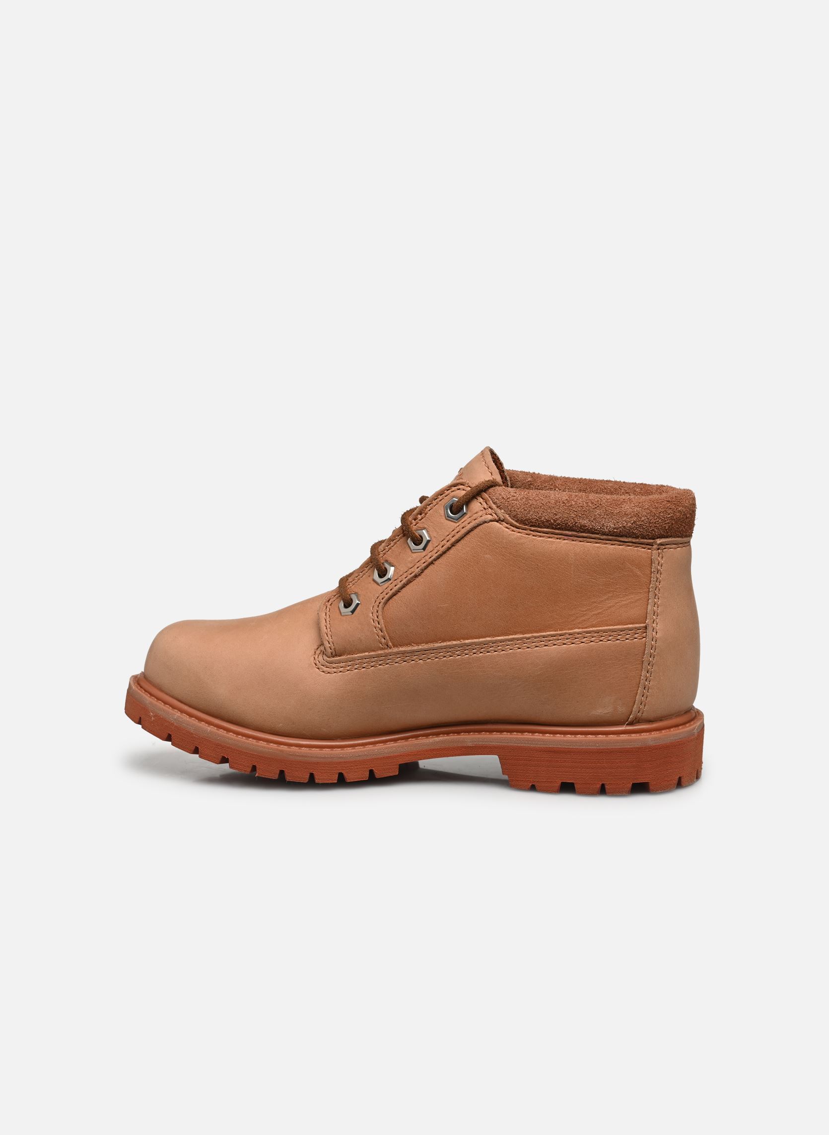 Stivaletti con lacci NELL MID LC WATERPROOF CHUKKA LTRED donna rosso Timberland Stivaletti con lacci NELL MID LC WATERPROOF CHUKKA LTRED donna rosso LIGHT RED FULL GRAIN