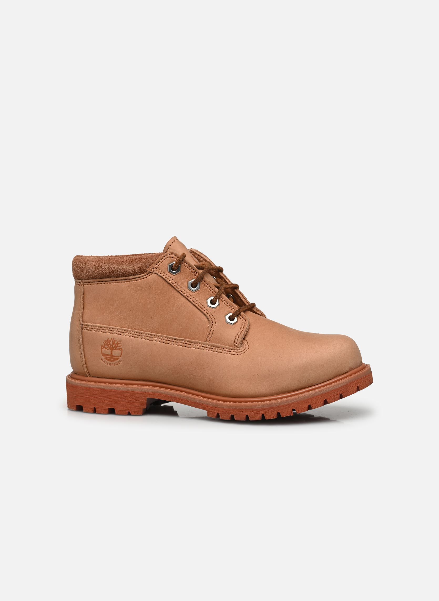 Stivaletti con lacci NELL MID LC WATERPROOF CHUKKA LTRED donna rosso Timberland Stivaletti con lacci NELL MID LC WATERPROOF CHUKKA LTRED donna rosso LIGHT RED FULL GRAIN