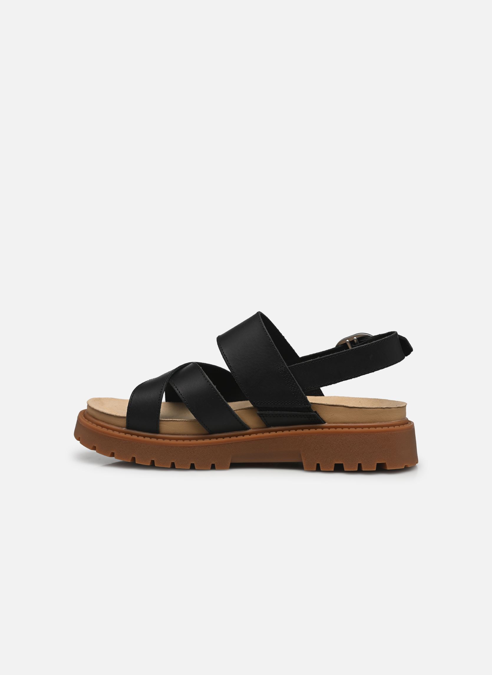 Sandales compensées et plateformes CLWY BACKSTRAP SANDAL BLACK femme noir Timberland Sandales compensées et plateformes CLWY BACKSTRAP SANDAL BLACK femme noir BLACK FULL GRAIN