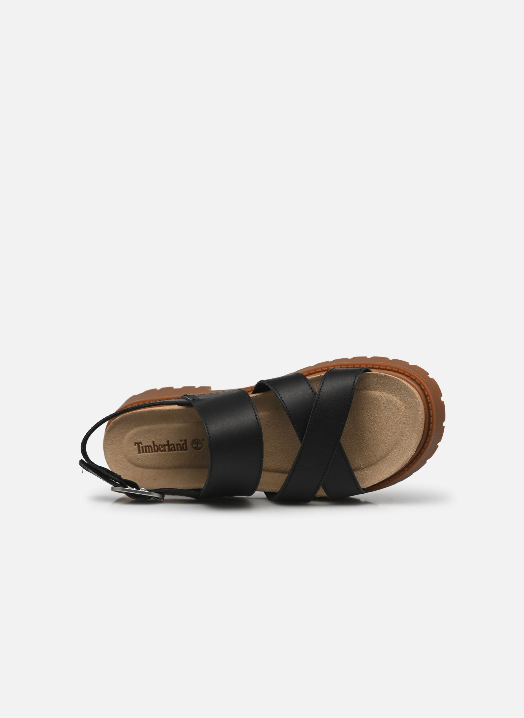Sandales compensées et plateformes CLWY BACKSTRAP SANDAL BLACK femme noir Timberland Sandales compensées et plateformes CLWY BACKSTRAP SANDAL BLACK femme noir BLACK FULL GRAIN