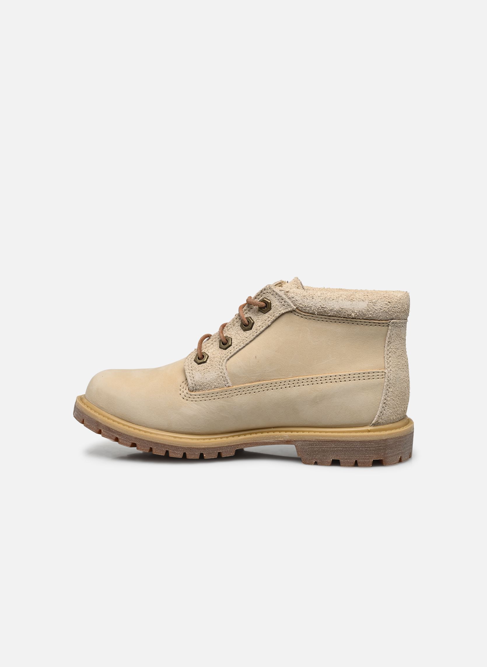 Botines con cordones NELL MID LACE CHUKKA BOOT NATUR mujer beige Timberland Botines con cordones NELL MID LACE CHUKKA BOOT NATUR mujer beige NATURAL NUBUCK
