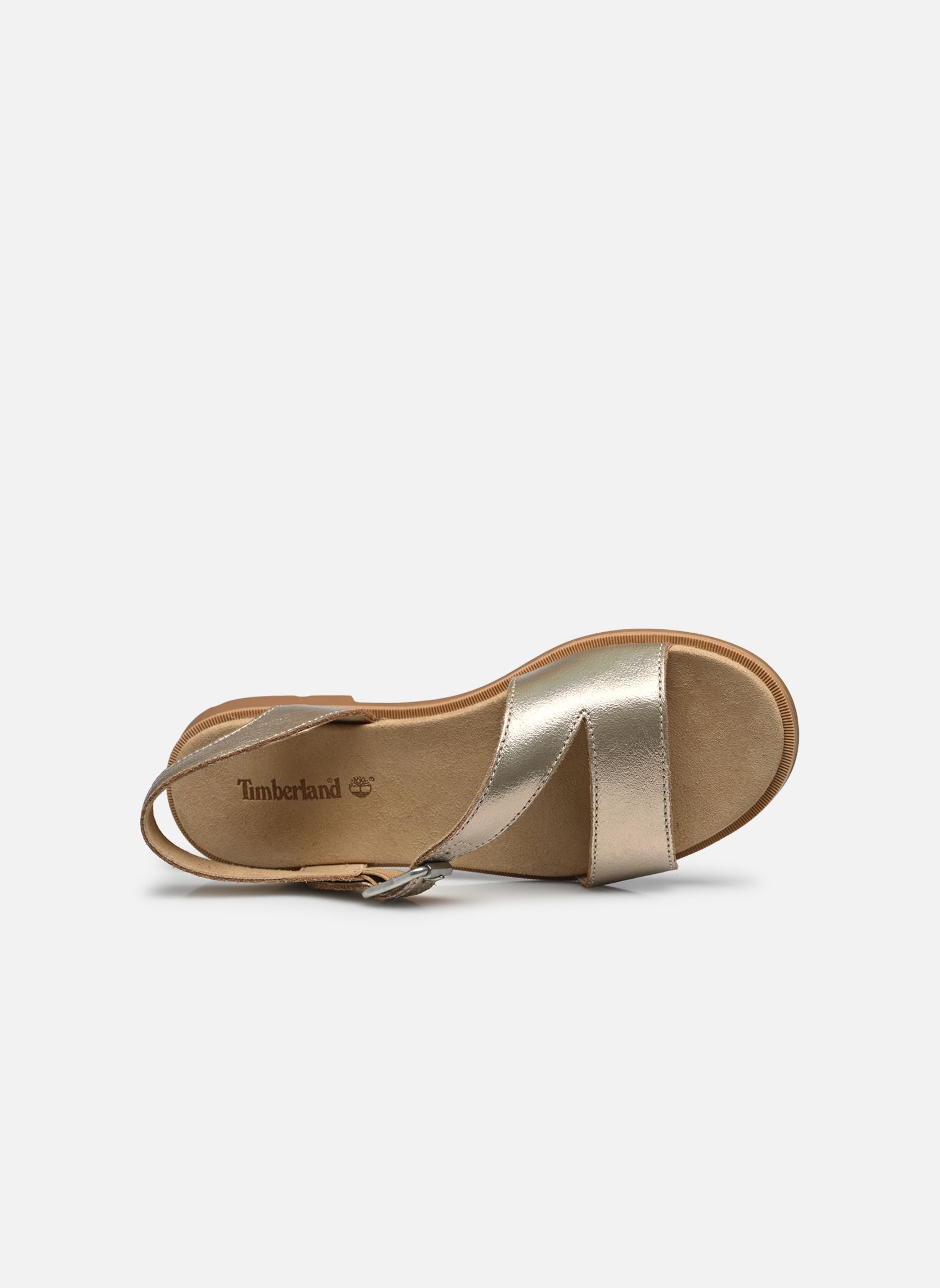 Sandales plates CLBY BACKSTRAP SANDAL GOLDM femme or et bronze Timberland Sandales plates CLBY BACKSTRAP SANDAL GOLDM femme or et bronze GOLD METALLIC