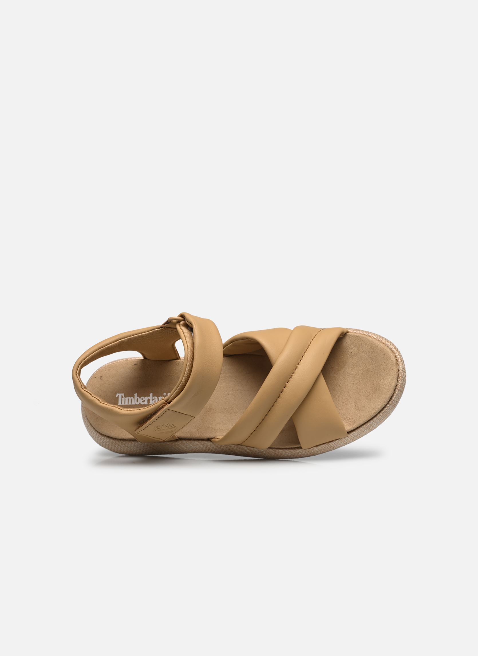 Sandales plates BRWV BACKSTRAP SANDAL MEDIU femme beige Timberland Sandales plates BRWV BACKSTRAP SANDAL MEDIU femme beige MEDIUM BEIGE FULL GRAIN