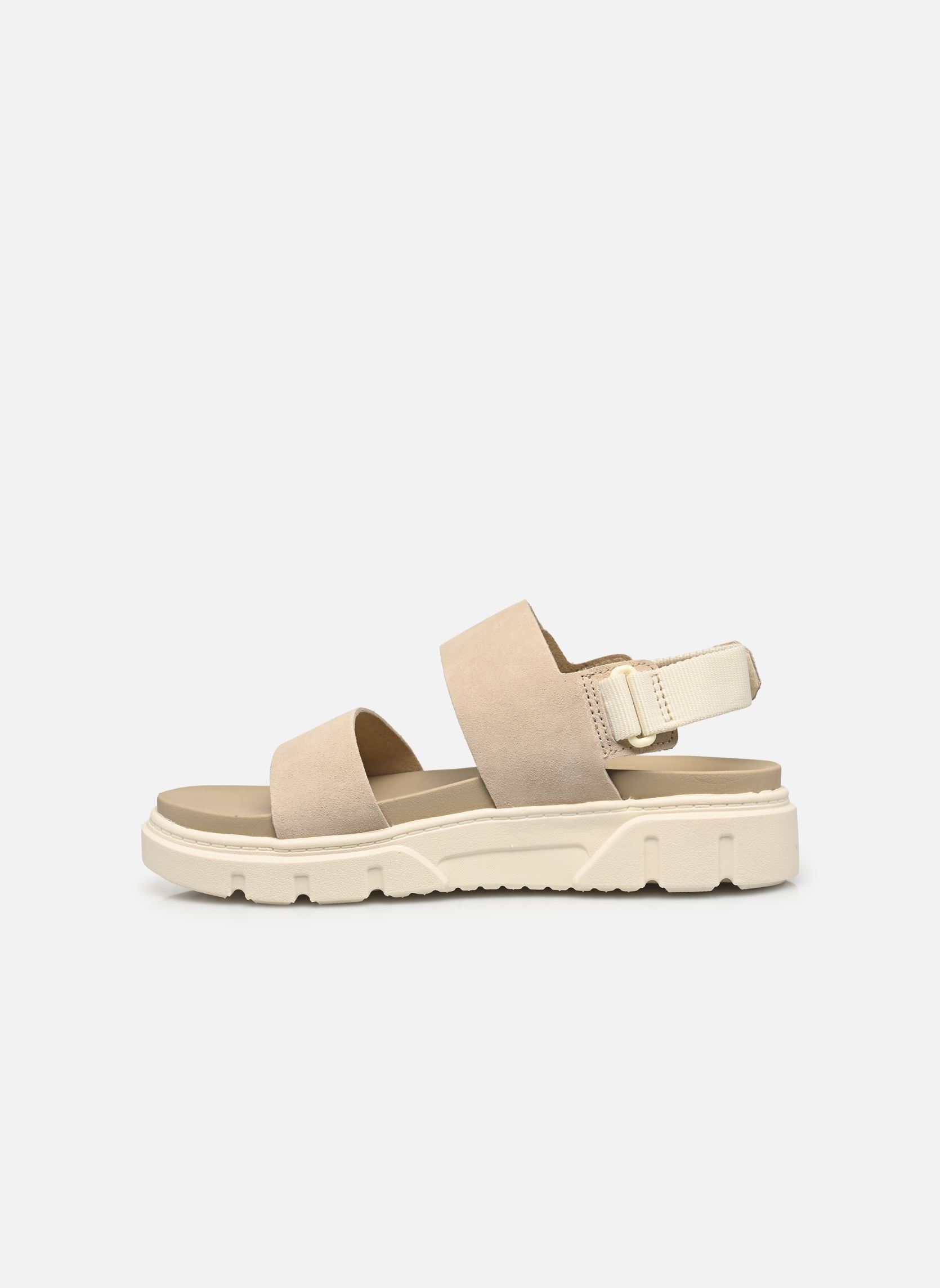 Platte sandalen GRFS BACKSTRAP SANDAL LIGHT dames beige Timberland Platte sandalen GRFS BACKSTRAP SANDAL LIGHT dames beige LIGHT BEIGE SUEDE