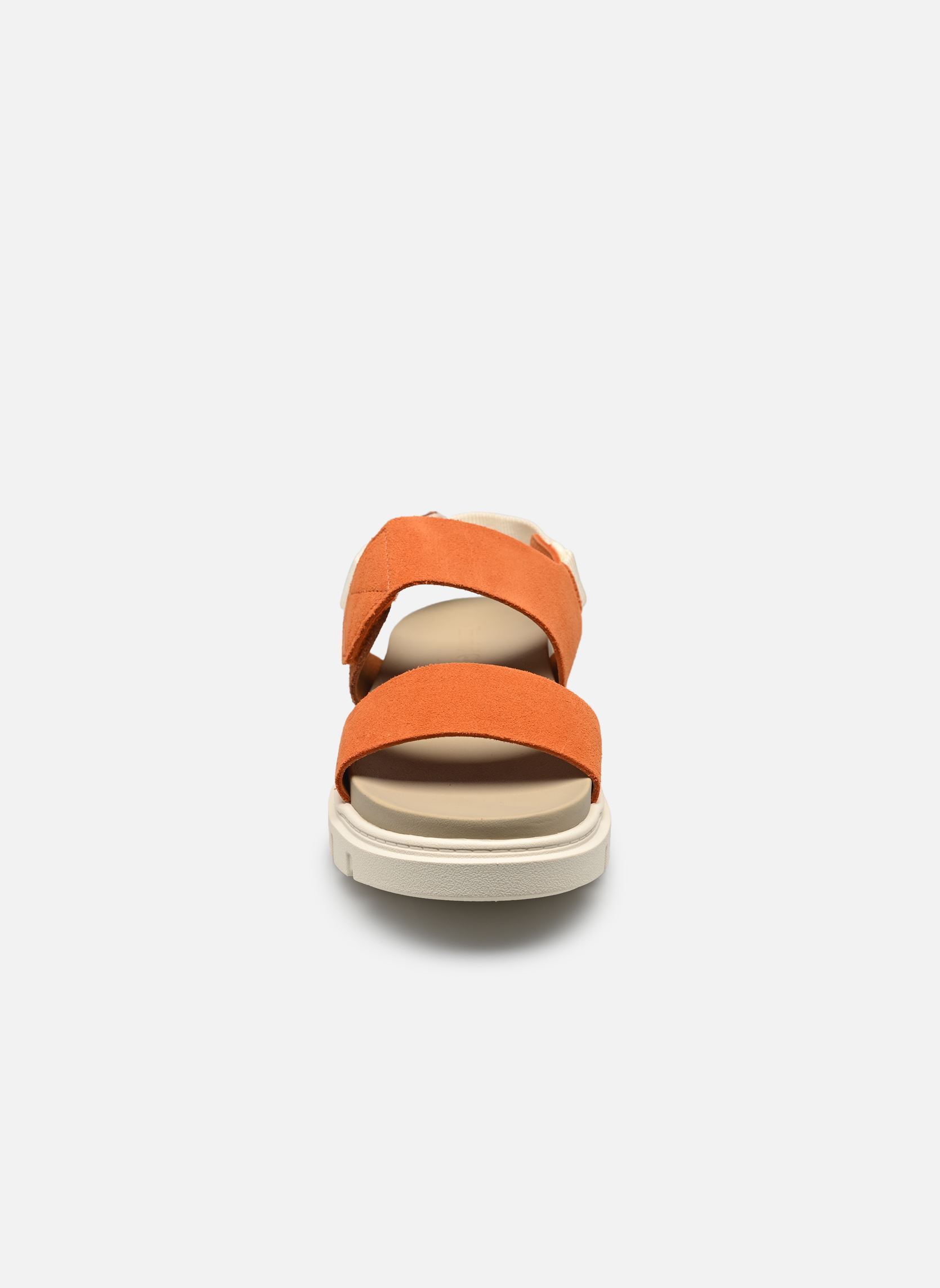 Sandales plates GRFS BACKSTRAP SANDAL MDORN femme orange Timberland Sandales plates GRFS BACKSTRAP SANDAL MDORN femme orange MEDIUM ORANGE SUEDE