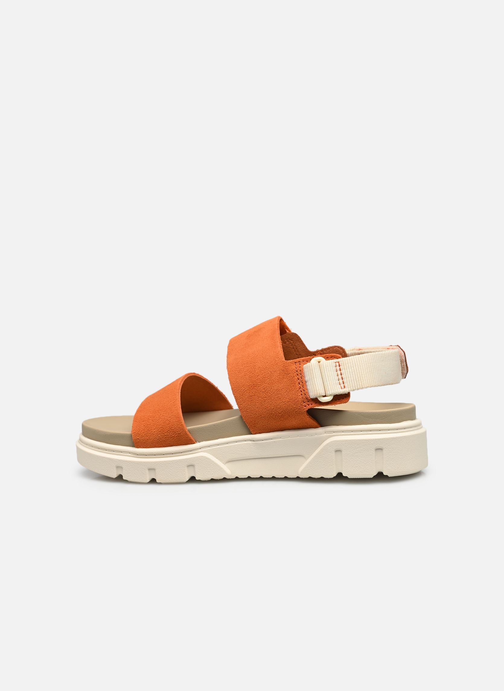 Sandales plates GRFS BACKSTRAP SANDAL MDORN femme orange Timberland Sandales plates GRFS BACKSTRAP SANDAL MDORN femme orange MEDIUM ORANGE SUEDE