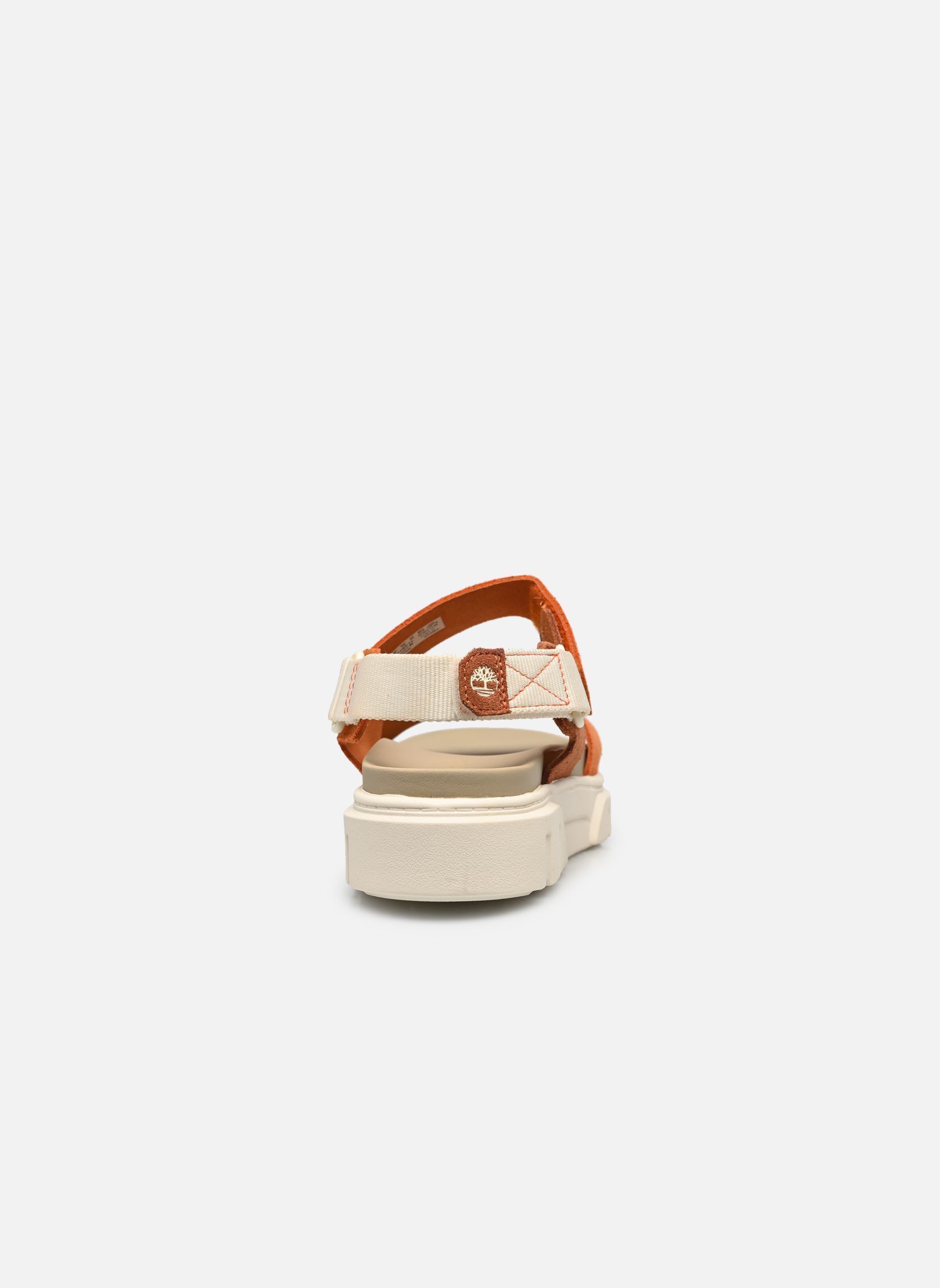 Sandales plates GRFS BACKSTRAP SANDAL MDORN femme orange Timberland Sandales plates GRFS BACKSTRAP SANDAL MDORN femme orange MEDIUM ORANGE SUEDE