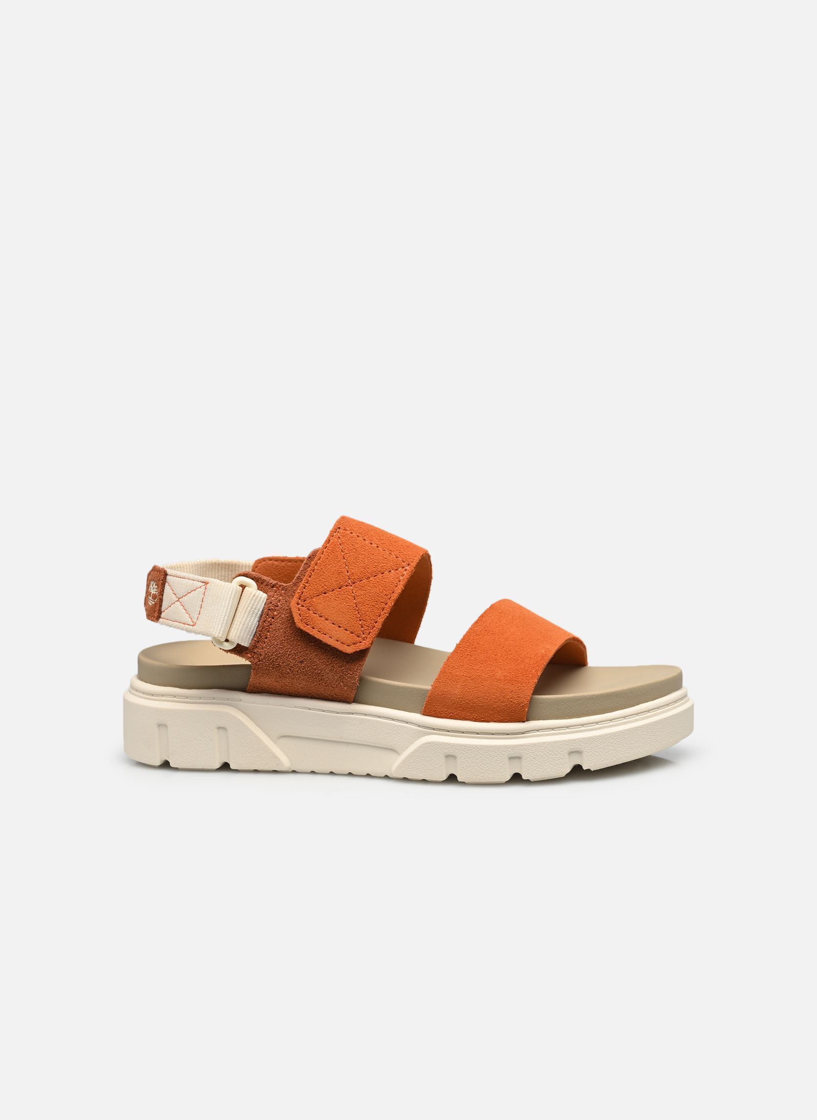 Sandales plates GRFS BACKSTRAP SANDAL MDORN femme orange Timberland Sandales plates GRFS BACKSTRAP SANDAL MDORN femme orange MEDIUM ORANGE SUEDE