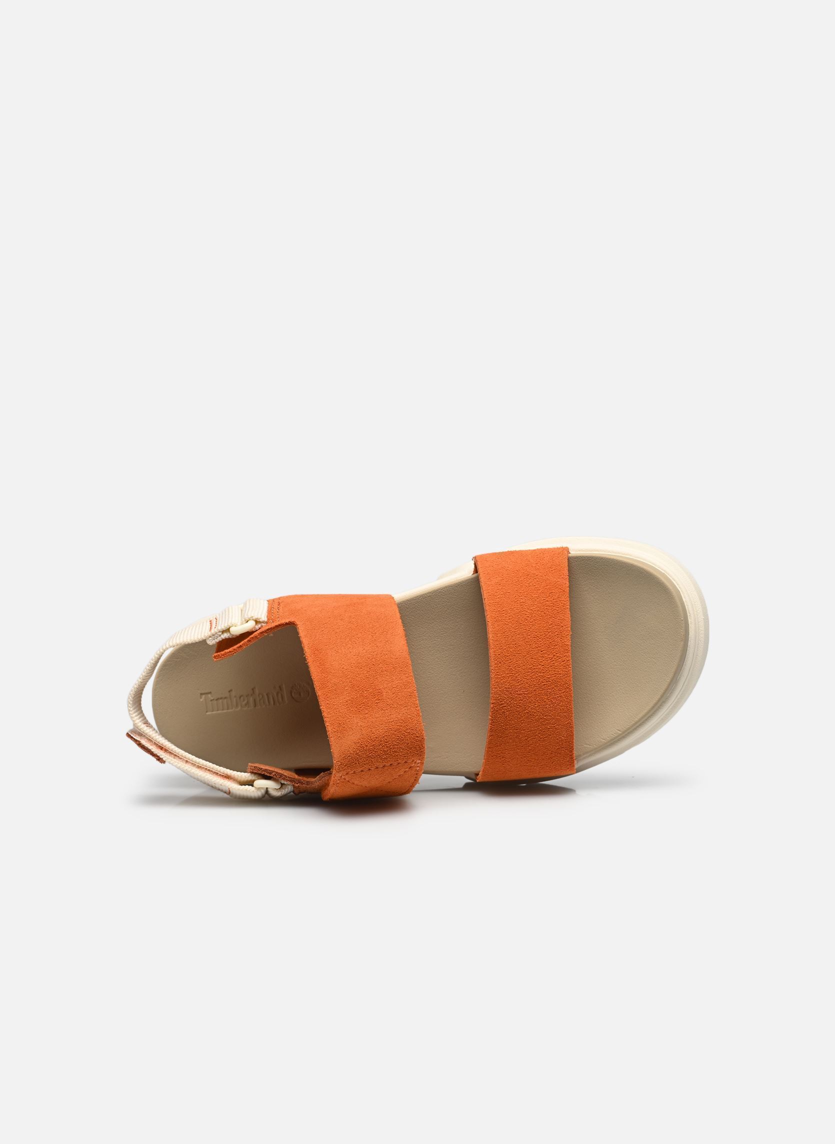 Sandales plates GRFS BACKSTRAP SANDAL MDORN femme orange Timberland Sandales plates GRFS BACKSTRAP SANDAL MDORN femme orange MEDIUM ORANGE SUEDE