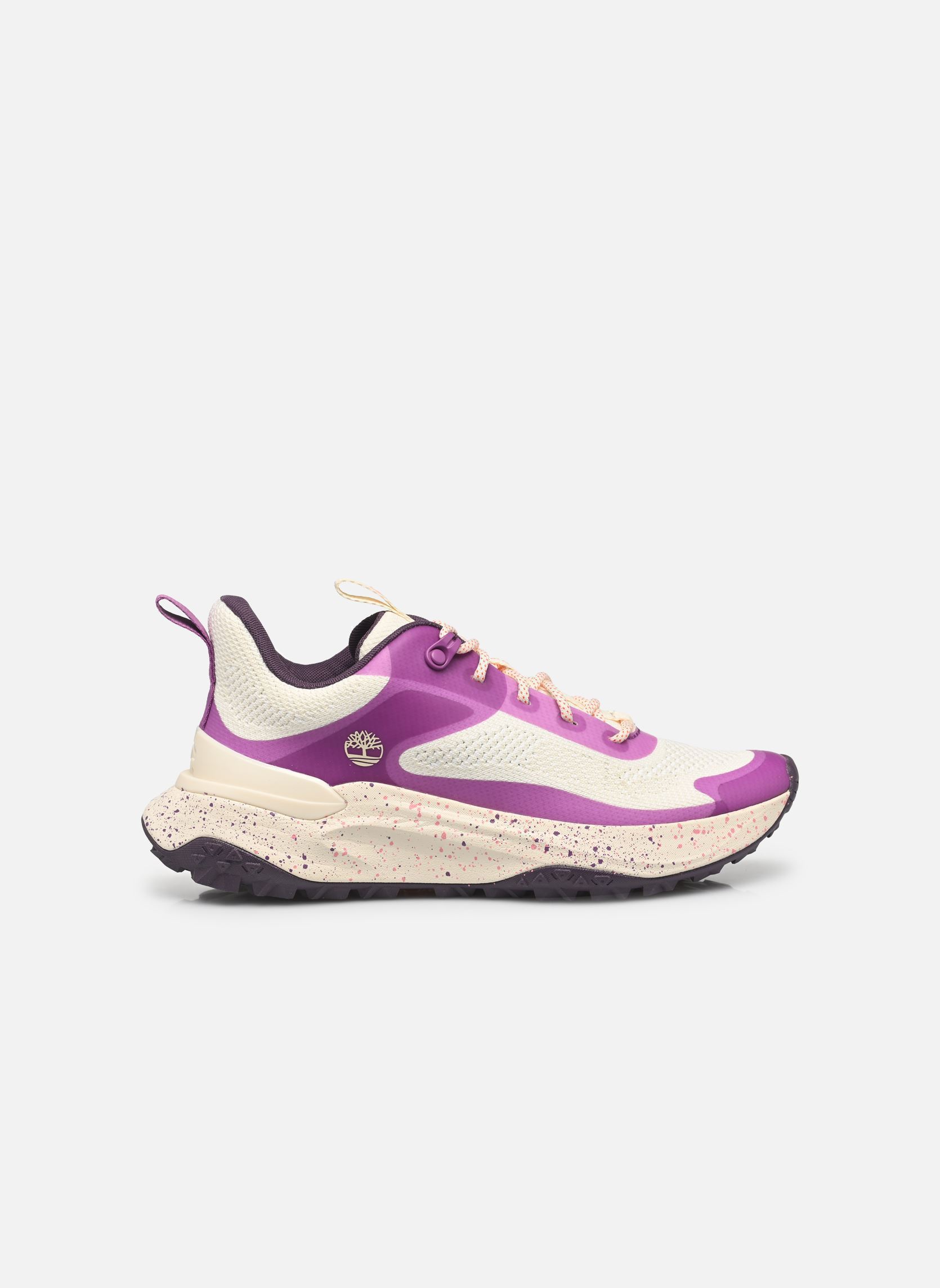 Baskets MTAC LOW LACE SNEAKER NATUR femme rose Timberland Baskets MTAC LOW LACE SNEAKER NATUR femme rose NAT W BRIGHT PURPLE KNIT