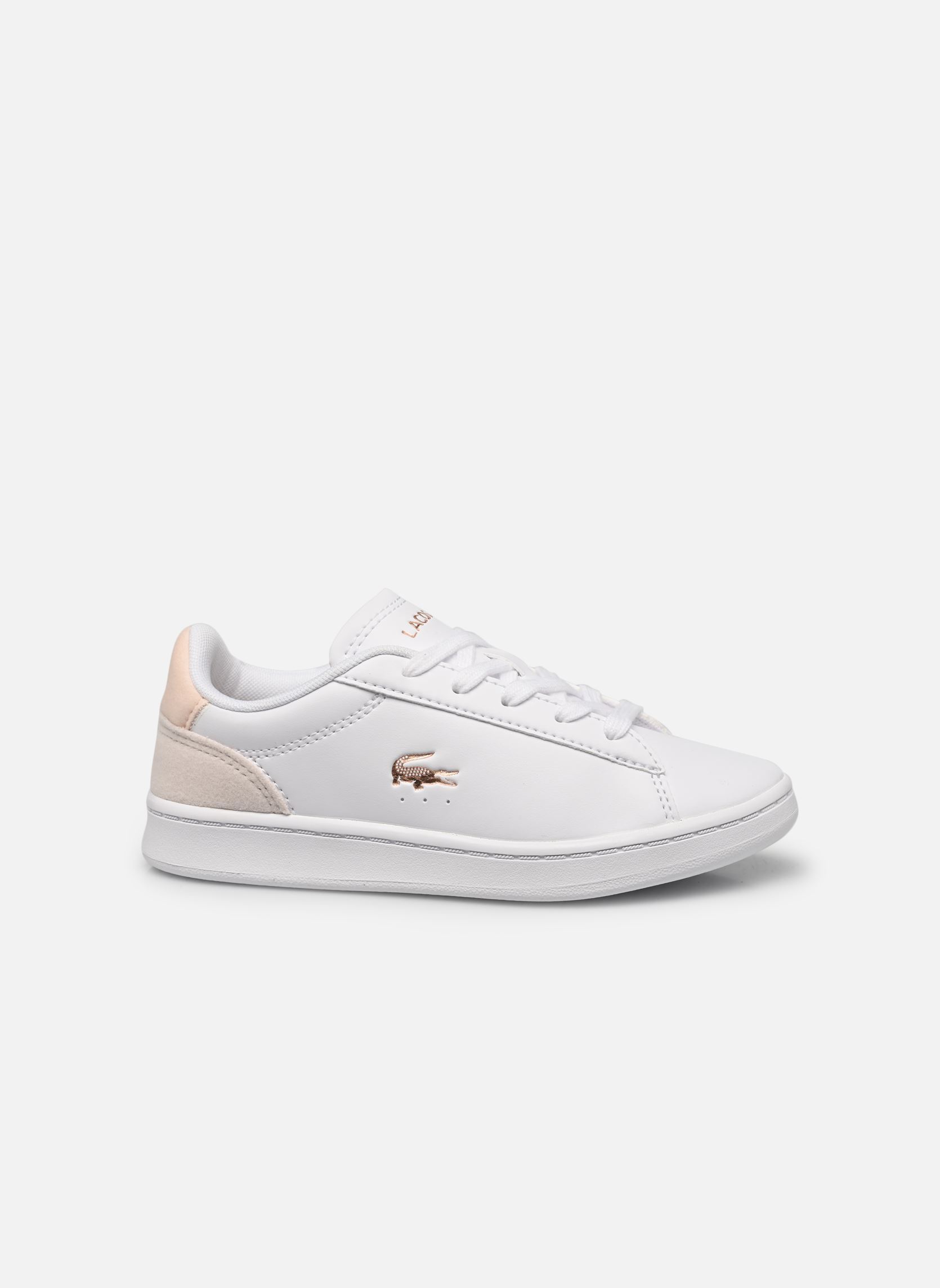 Baskets CARNABY SUC fille blanc Lacoste Baskets CARNABY SUC fille blanc Wht/Lt Pnk