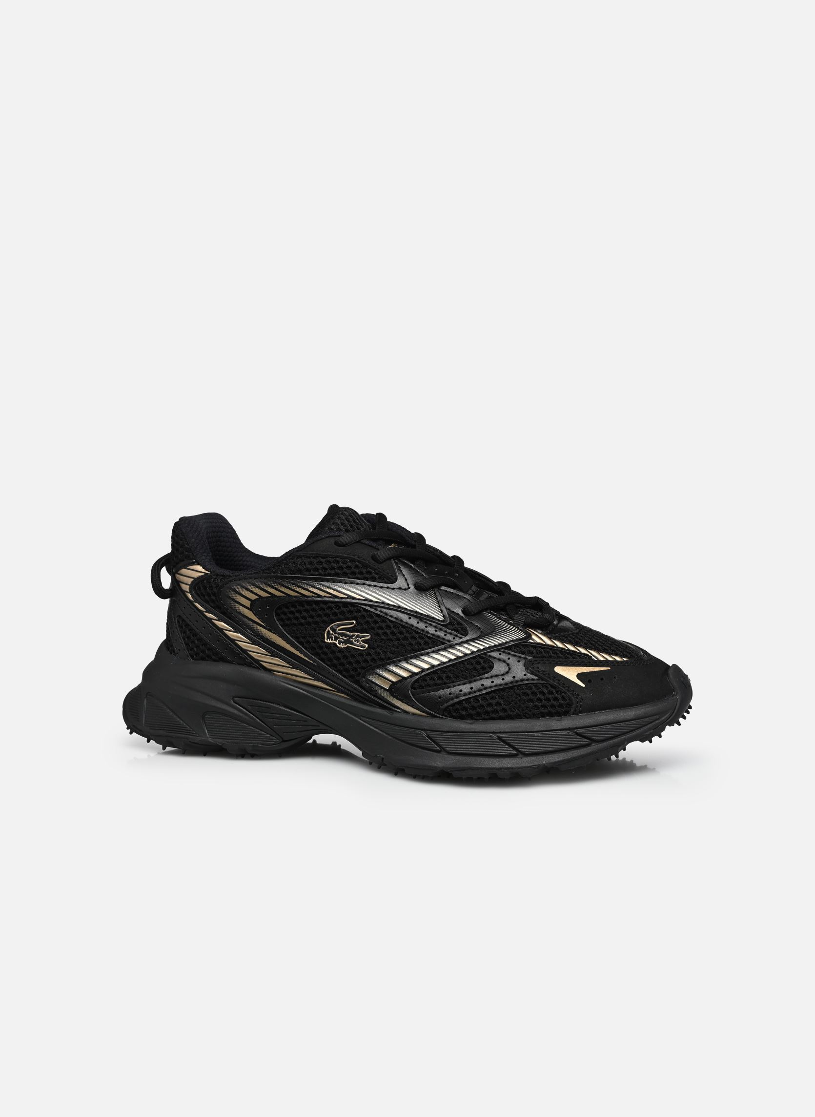 Hardloopschoenen L003 NEO SHOT M heren zwart Lacoste Hardloopschoenen L003 NEO SHOT M heren zwart Blk/Gld