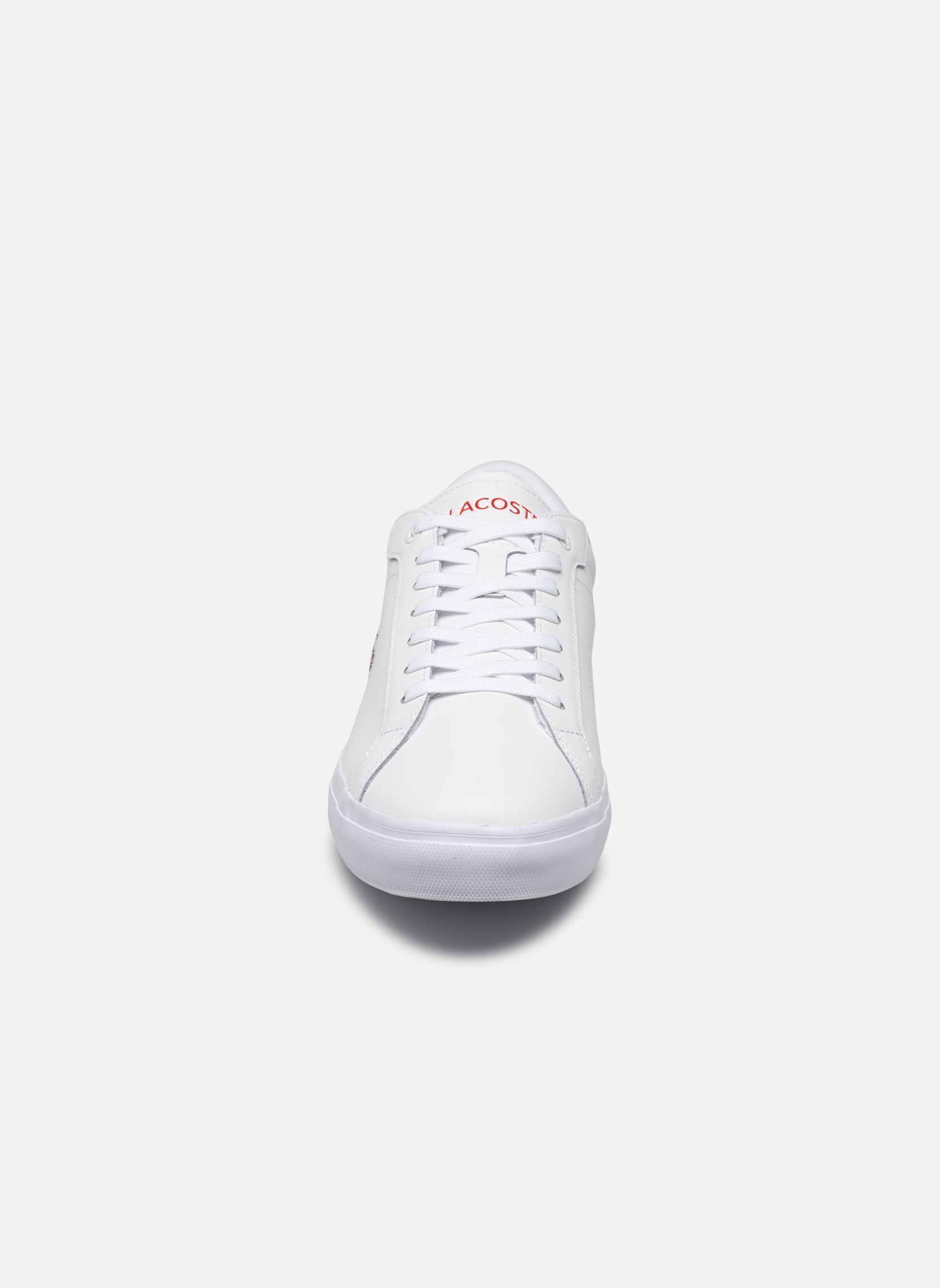 Sneakers POWERCOURT M heren wit Lacoste Sneakers POWERCOURT M heren wit Wht/Nvy/Red