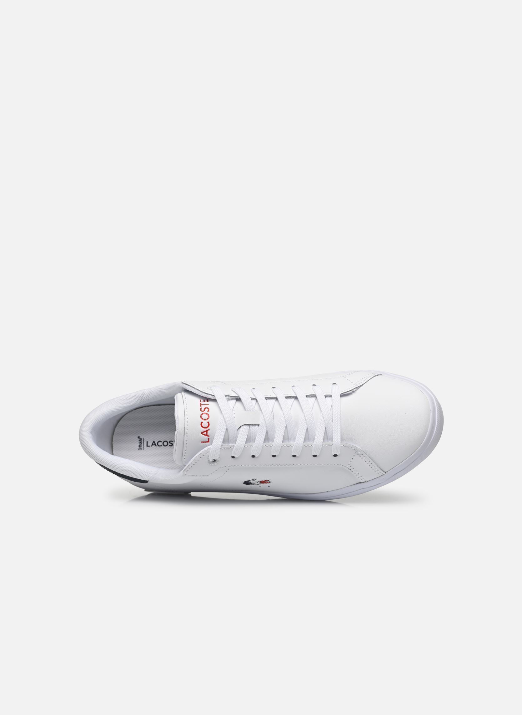 Sneakers POWERCOURT M heren wit Lacoste Sneakers POWERCOURT M heren wit Wht/Nvy/Red
