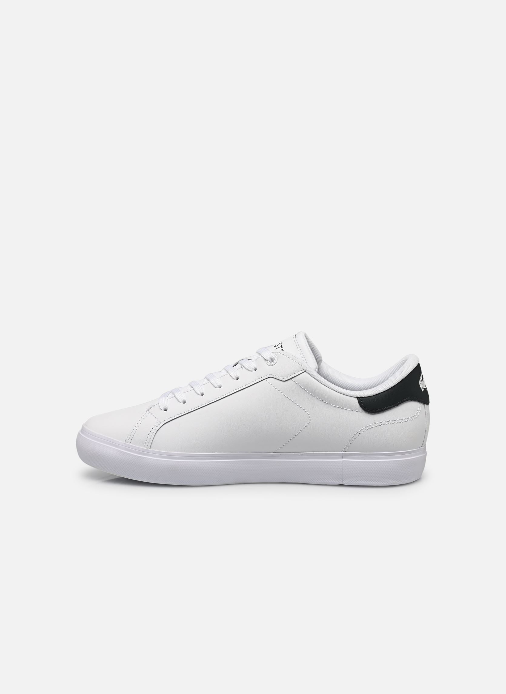 Sneakers POWERCOURT M heren wit Lacoste Sneakers POWERCOURT M heren wit WHT/DK GRN