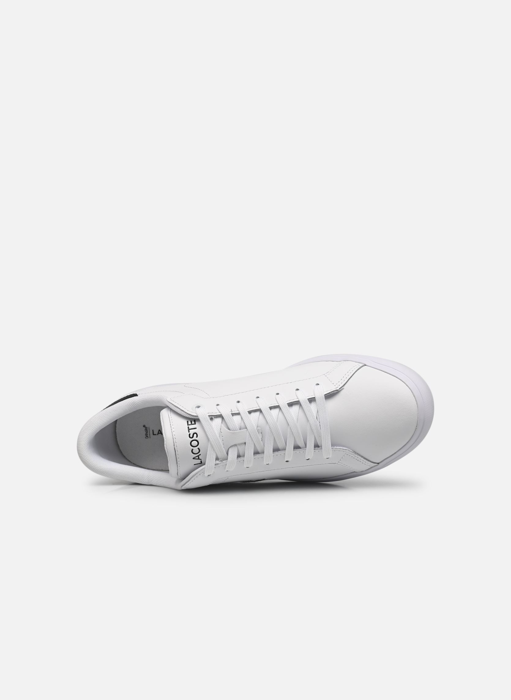 Sneakers POWERCOURT M heren wit Lacoste Sneakers POWERCOURT M heren wit WHT/DK GRN