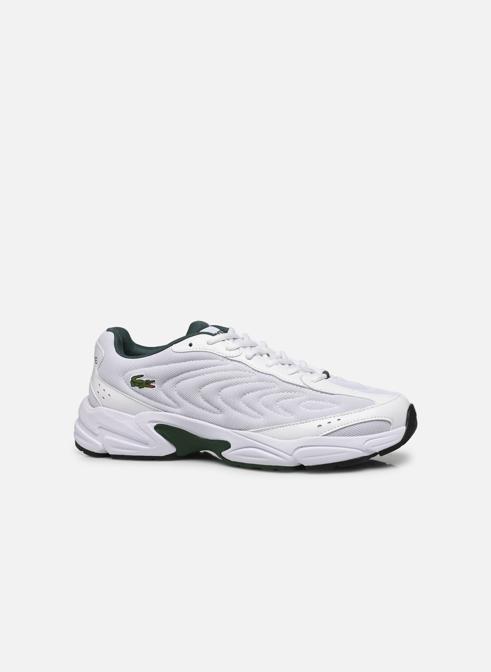 Baskets running STORM 96 2K LITE homme blanc Lacoste Baskets running STORM 96 2K LITE homme blanc WHT/DK GRN