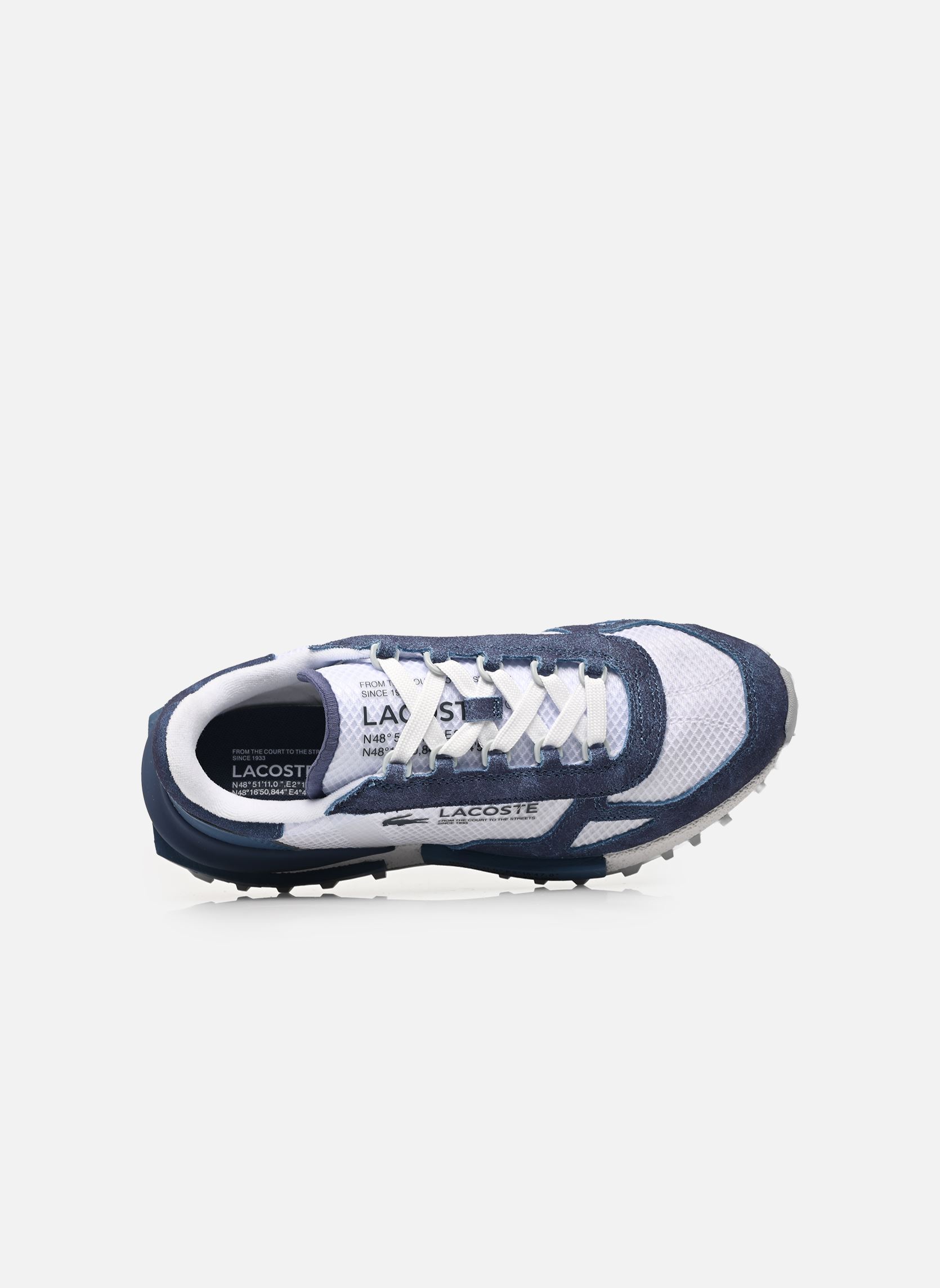 Baskets running ELITE ACTIVE M homme bleu Lacoste Baskets running ELITE ACTIVE M homme bleu WHT/DK BLU