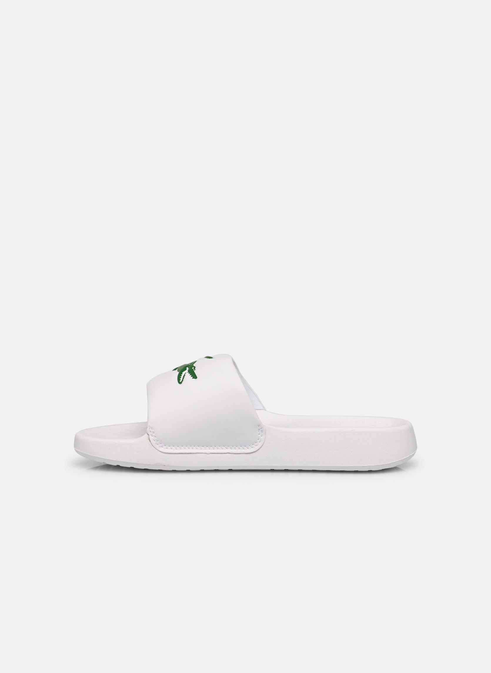 Mules et sabots SERVE SLIDE 1.0 W femme blanc Lacoste Mules et sabots SERVE SLIDE 1.0 W femme blanc WHT/GRN