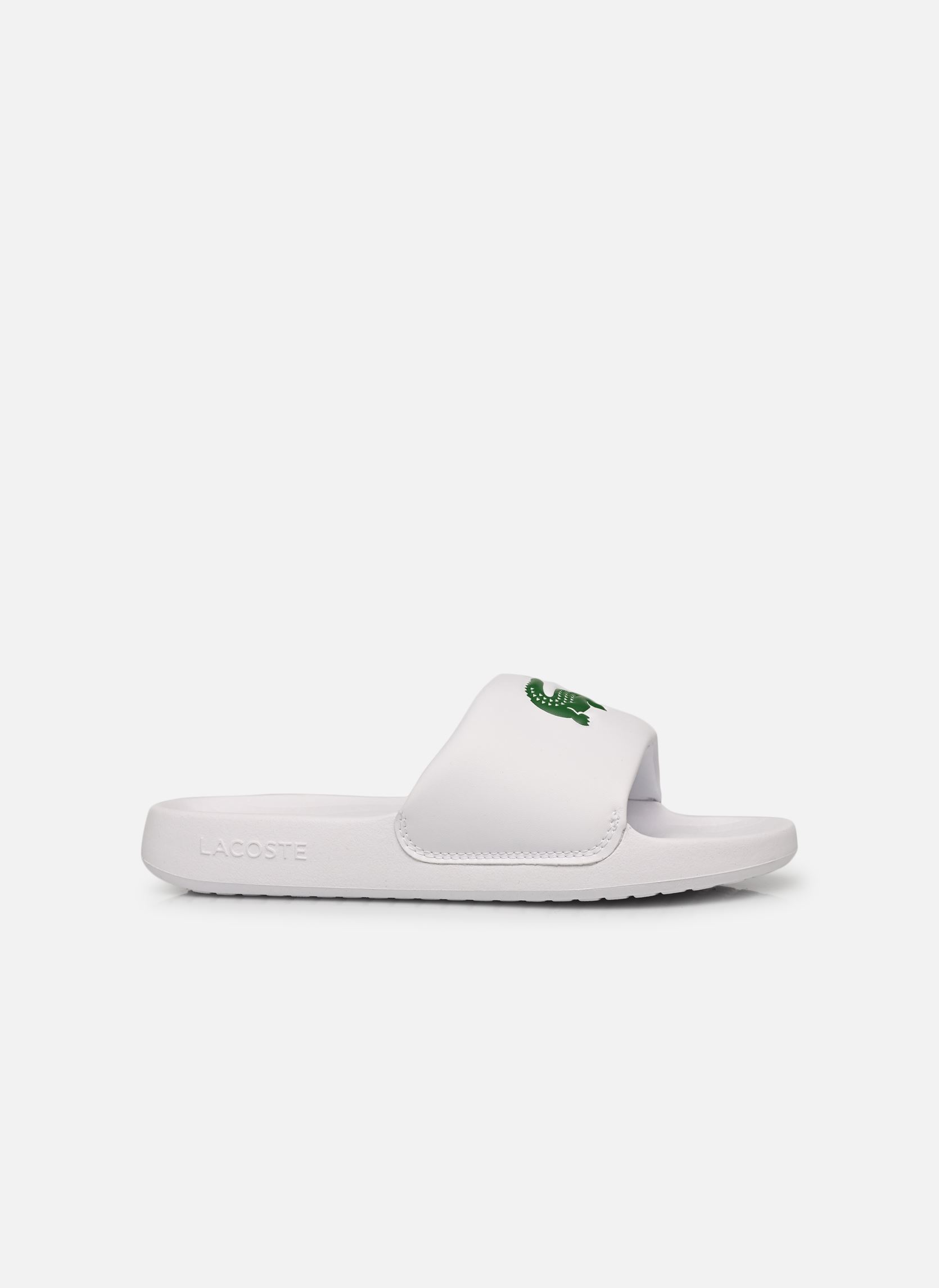 Mules et sabots SERVE SLIDE 1.0 W femme blanc Lacoste Mules et sabots SERVE SLIDE 1.0 W femme blanc WHT/GRN