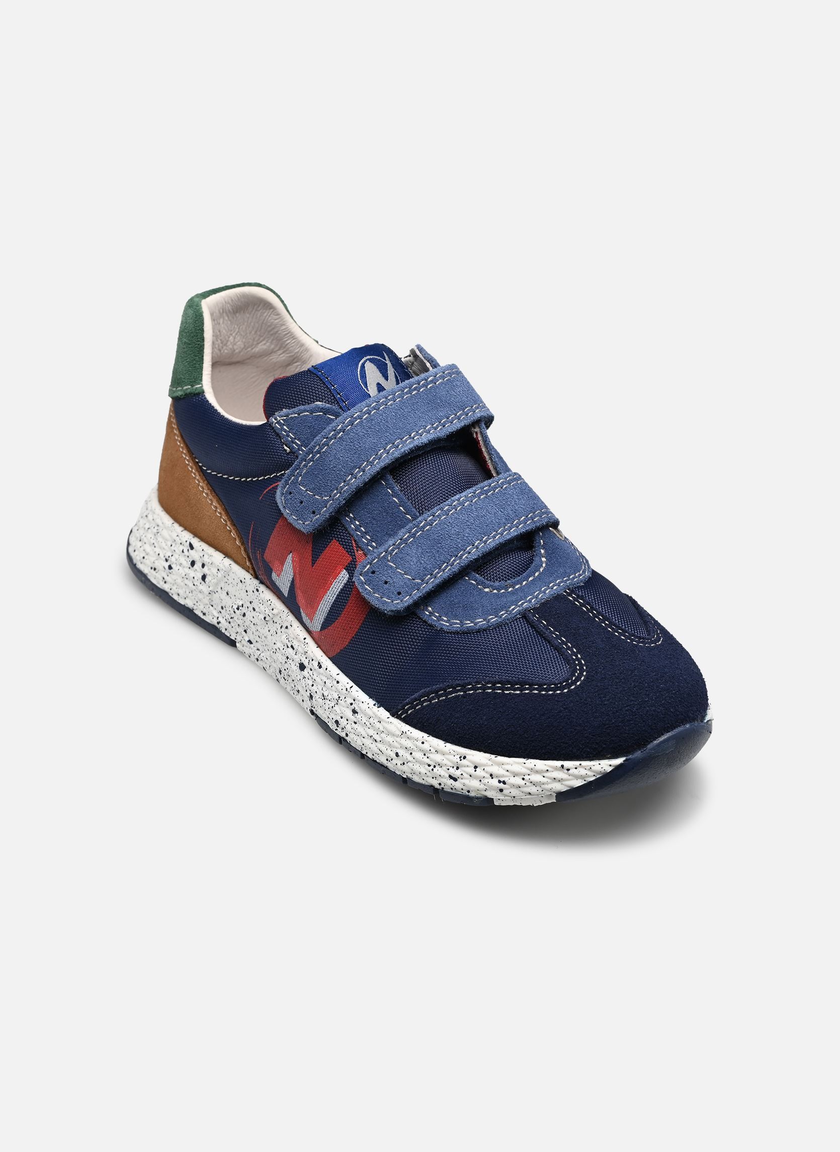 Niedrige Sneaker Jesko 2 VL. jungen mehrfarbig Naturino Niedrige Sneaker Jesko 2 VL. jungen mehrfarbig FABRIC/NAVY AZURE BROWN