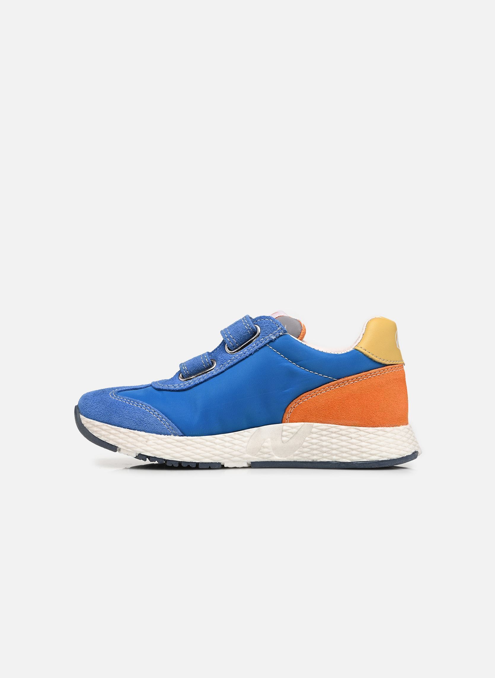 Baskets JESKO 2 VL. garçon bleu Naturino Baskets JESKO 2 VL. garçon bleu SUEDE/NYLON OLTRAMARE ORANGE C