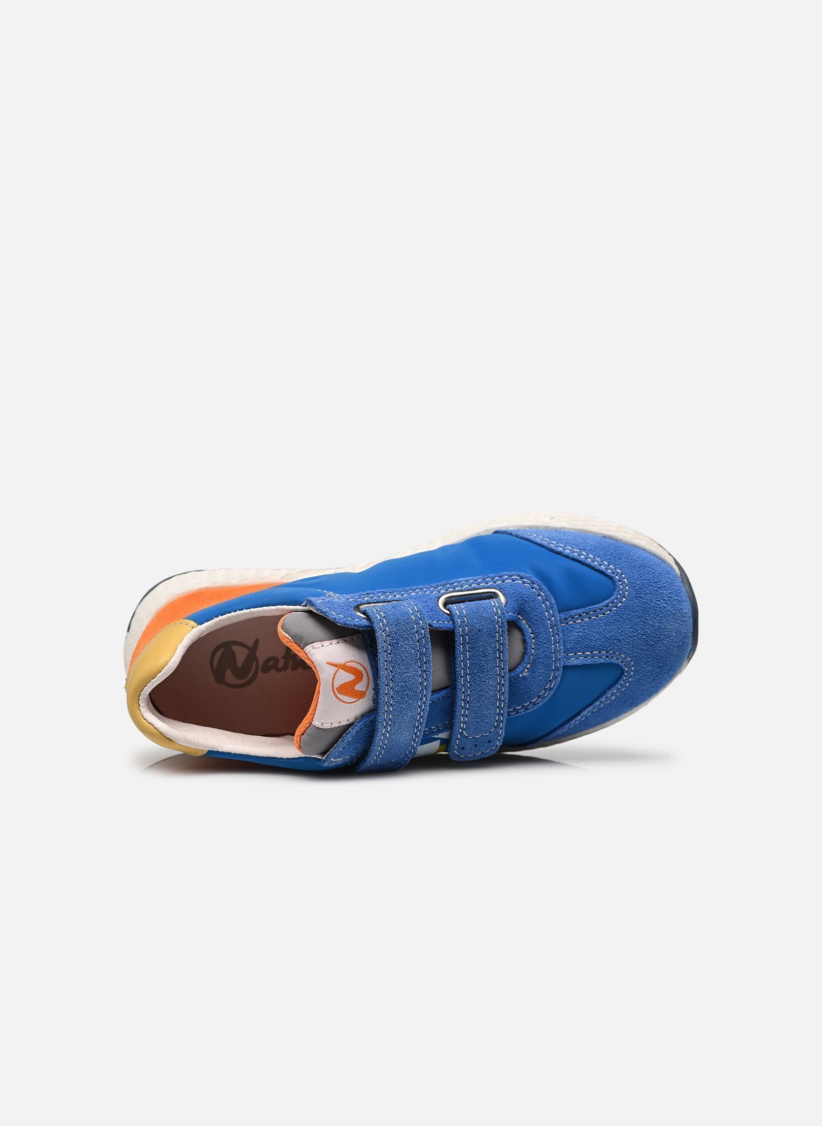 Baskets JESKO 2 VL. garçon bleu Naturino Baskets JESKO 2 VL. garçon bleu SUEDE/NYLON OLTRAMARE ORANGE C