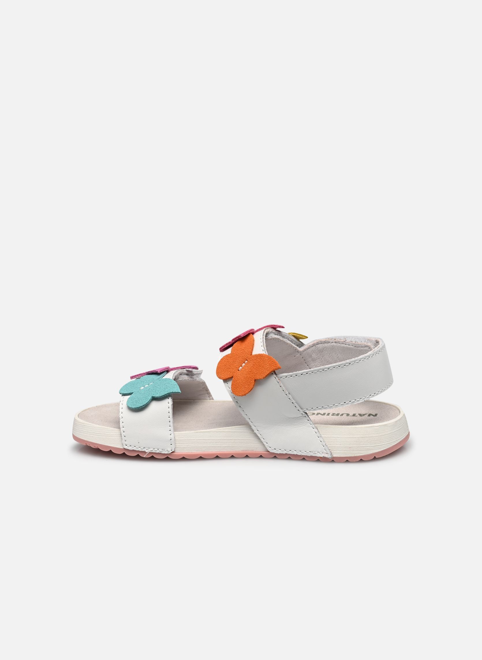 Sandalen LOVETY mädchen weiß Naturino Sandalen LOVETY mädchen weiß CALF WHITE MULTI