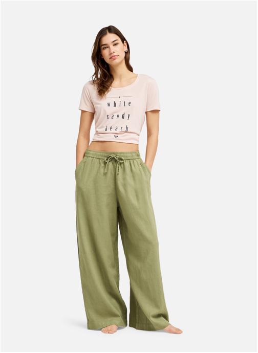 Roxy Pantalons droit Lekeitio Break Mid femme vert