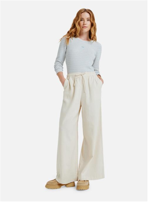 Roxy Pantalons droit Lekeitio Break Mid femme beige