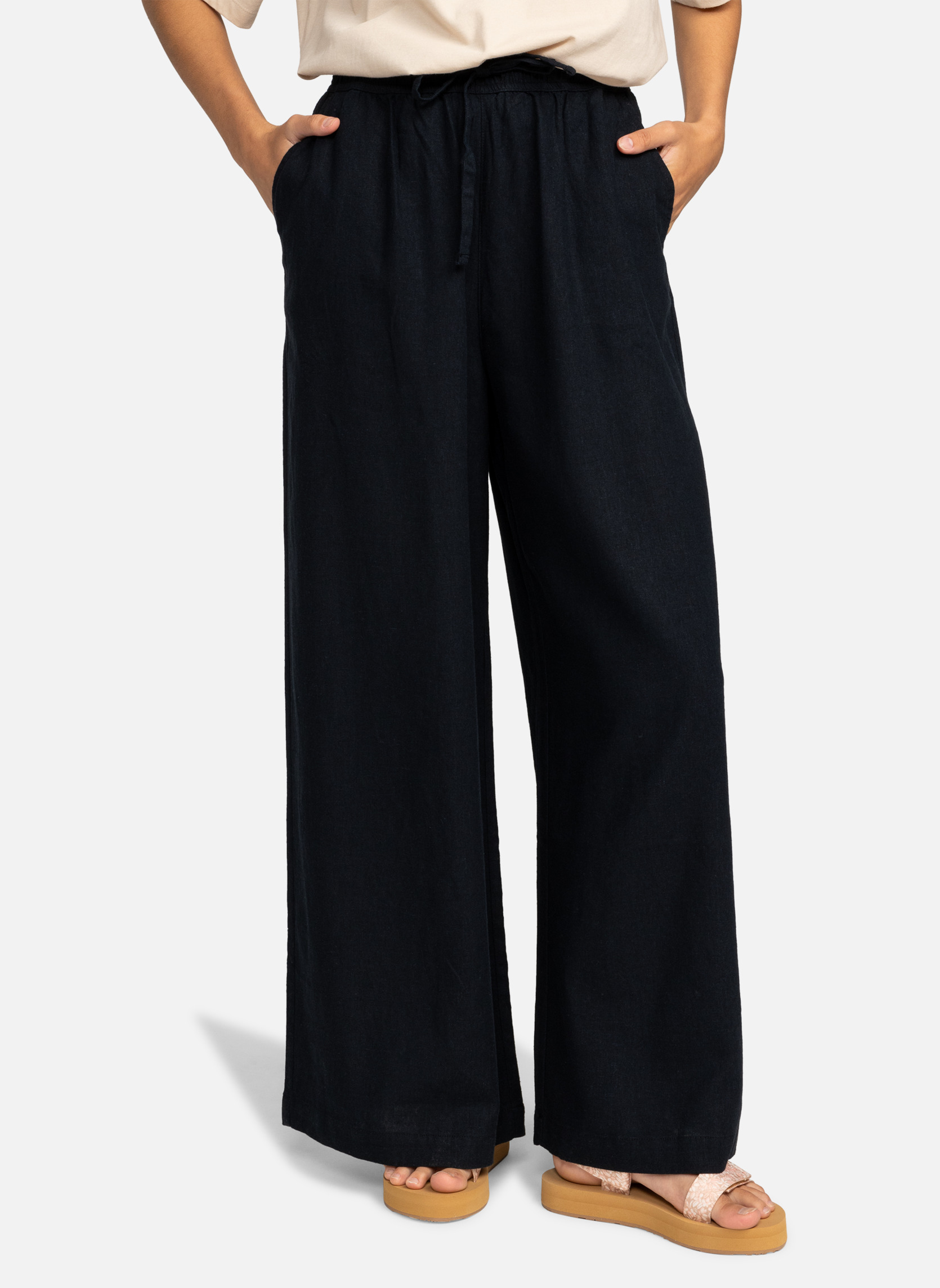 Pantalons droit Lekeitio Break Mid femme noir Roxy Pantalons droit Lekeitio Break Mid femme noir Noir