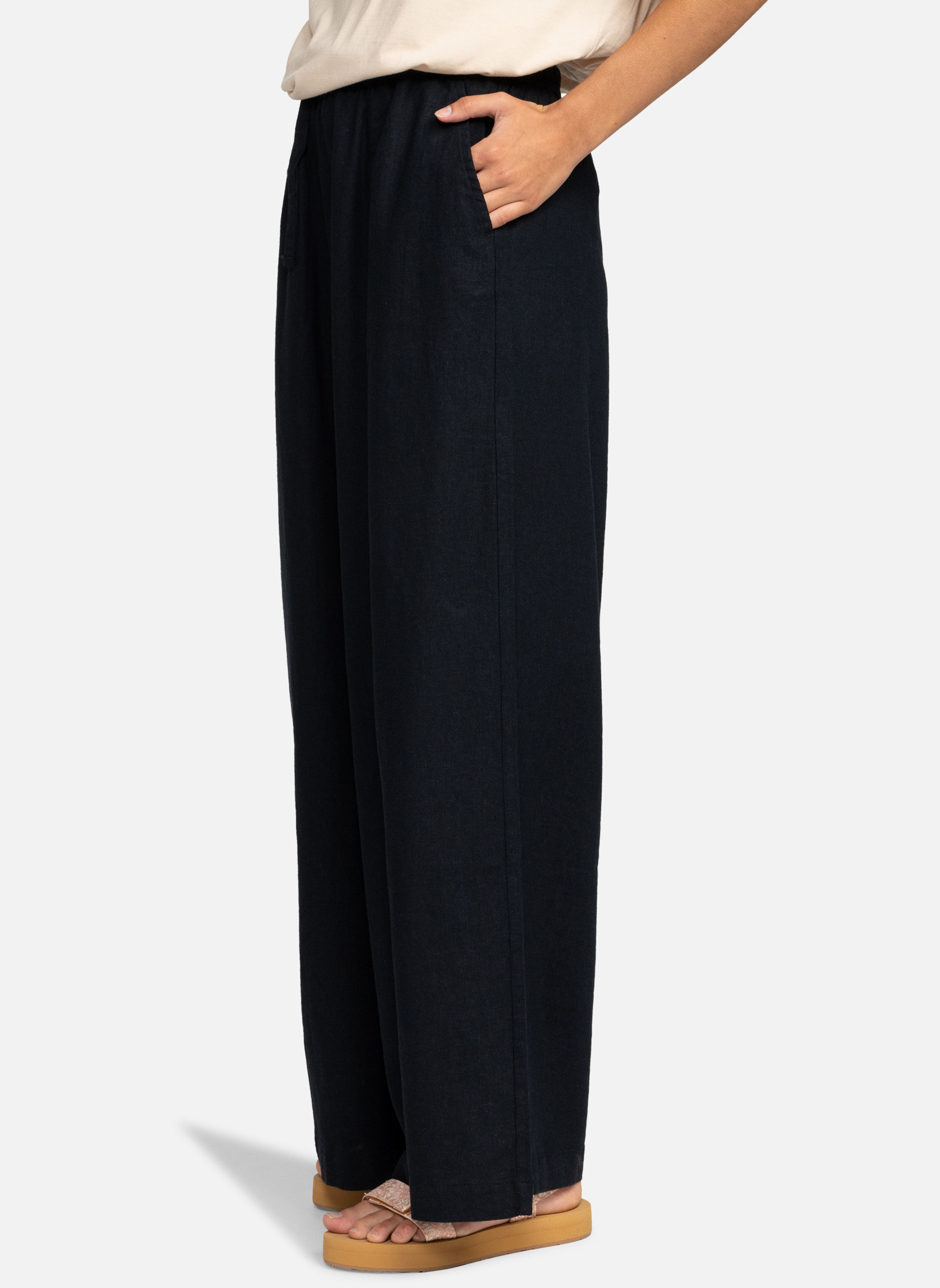 Pantalons droit Lekeitio Break Mid femme noir Roxy Pantalons droit Lekeitio Break Mid femme noir Noir