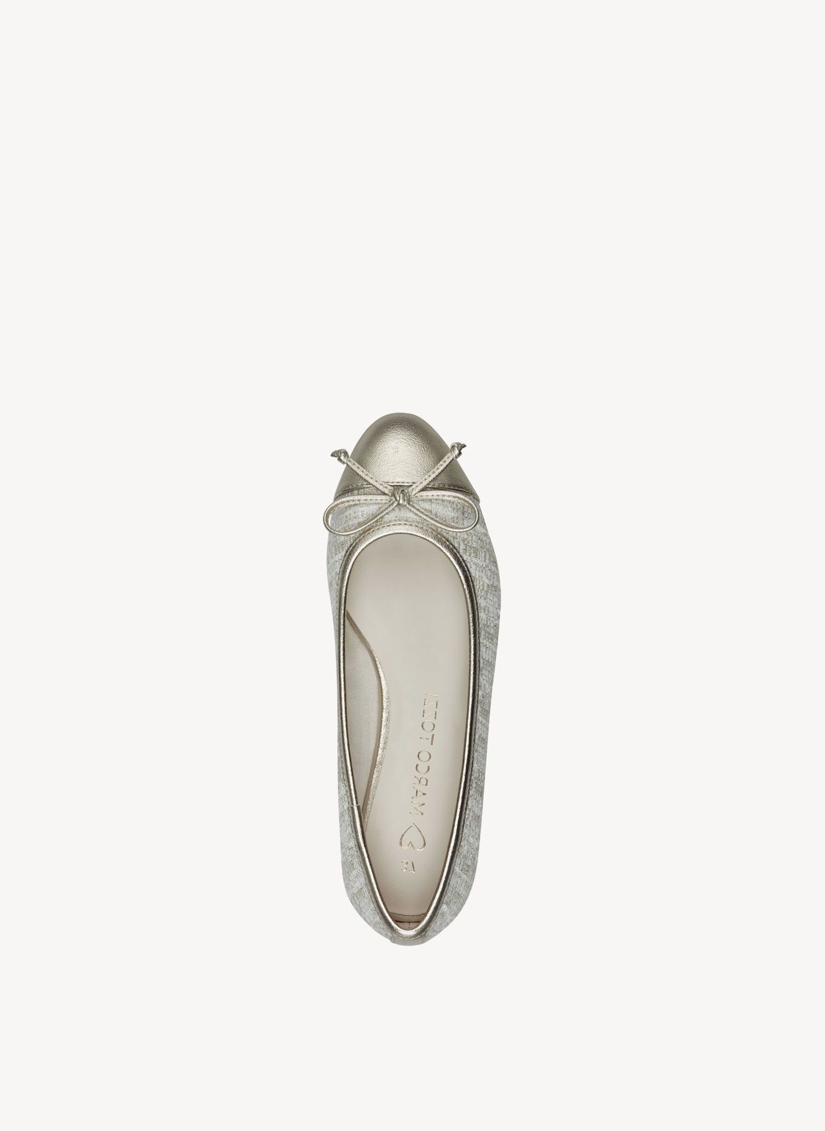 Ballerines classiques 2-22118-44 femme beige Marco Tozzi Ballerines classiques 2-22118-44 femme beige Beige