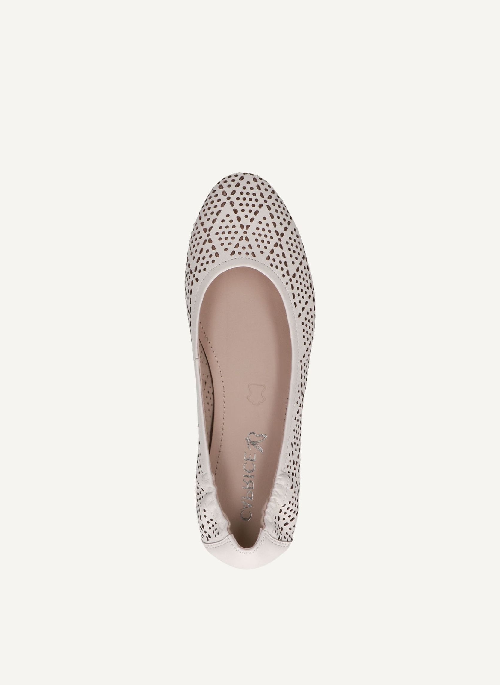 Ballerines classiques 9-22101-44 femme blanc Caprice Ballerines classiques 9-22101-44 femme blanc Blanc