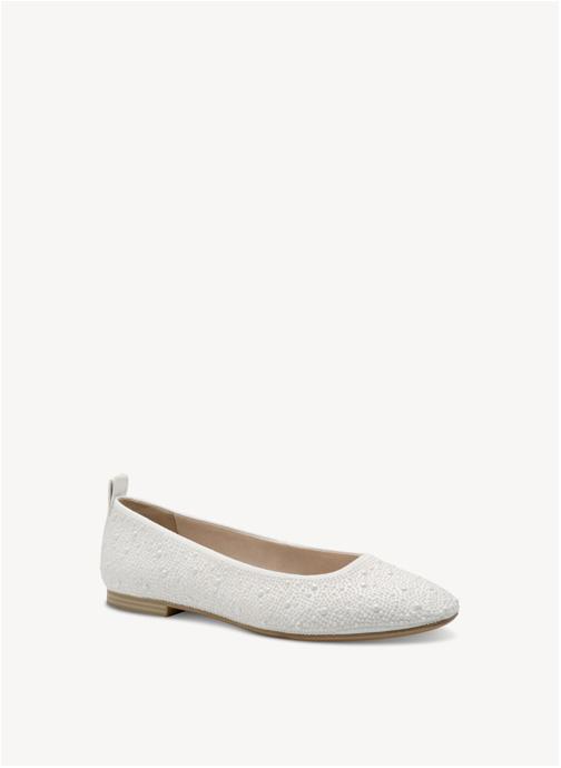 Tamaris Ballerines classiques 1-22113-44 femme blanc