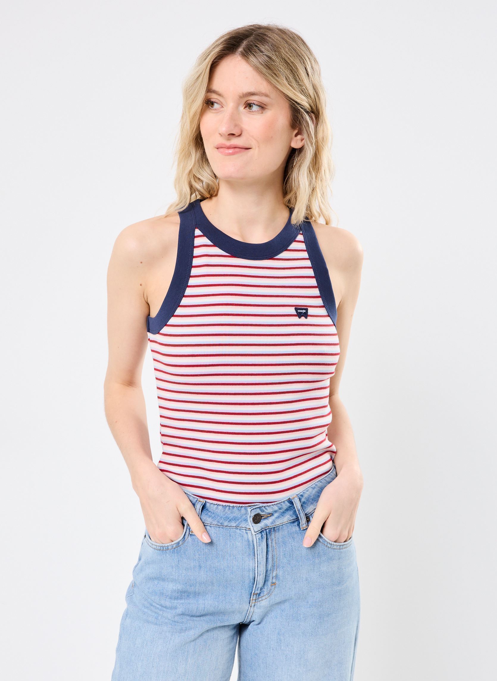CHIPIE Débardeur multicolore bas argenté femme taille 42