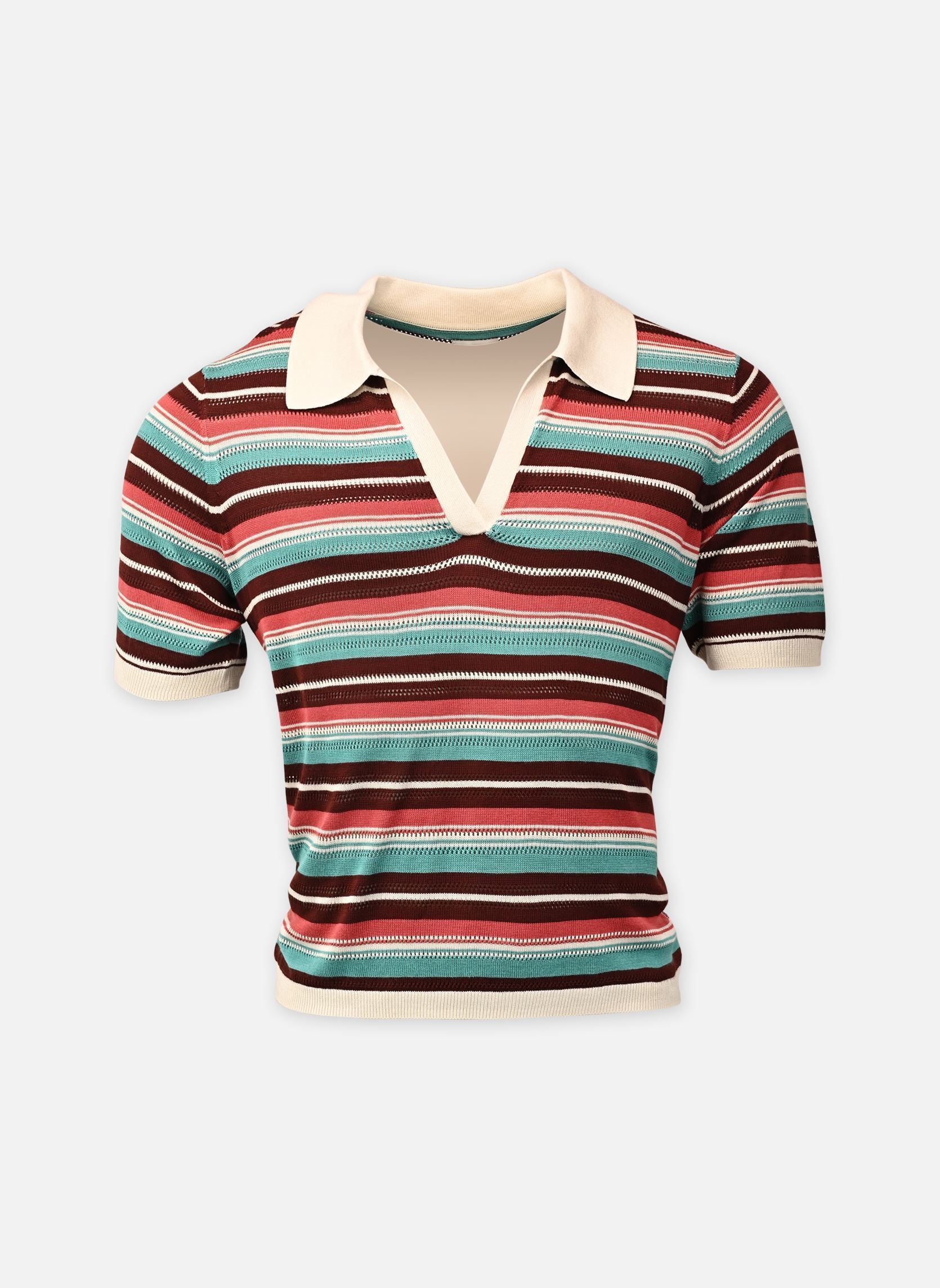 Polos manches courtes Knit Polo femme multicolore Wrangler Polos manches courtes Knit Polo femme multicolore LATIGO BAY