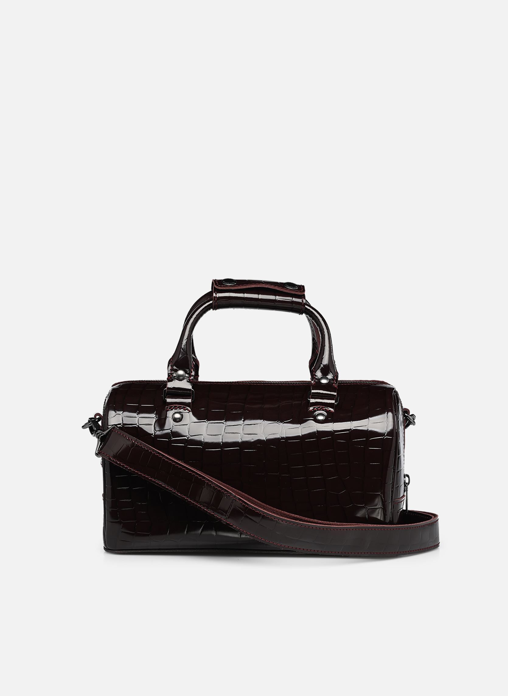 Handtassen Top Handle Bag bordeaux Dr. Martens Handtassen Top Handle Bag bordeaux OXBLOOD HIGH SHINE CROC EMBOSS