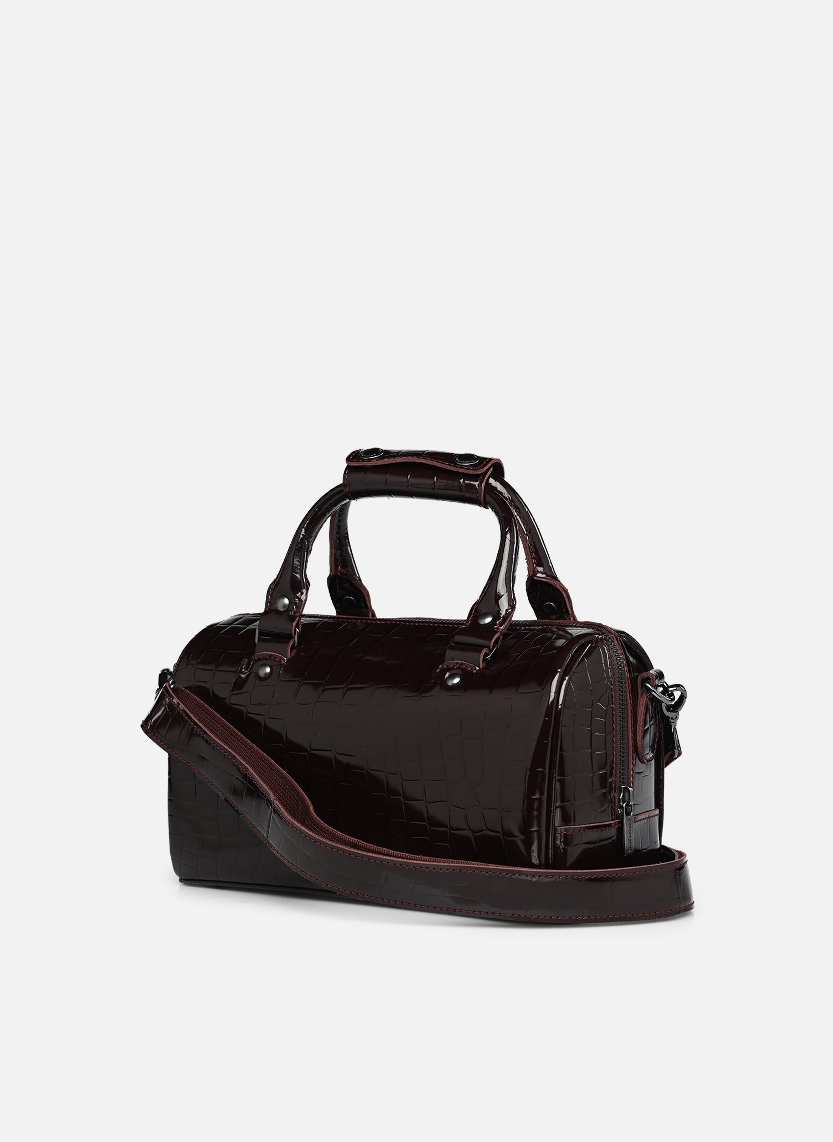 Handtassen Top Handle Bag bordeaux Dr. Martens Handtassen Top Handle Bag bordeaux OXBLOOD HIGH SHINE CROC EMBOSS